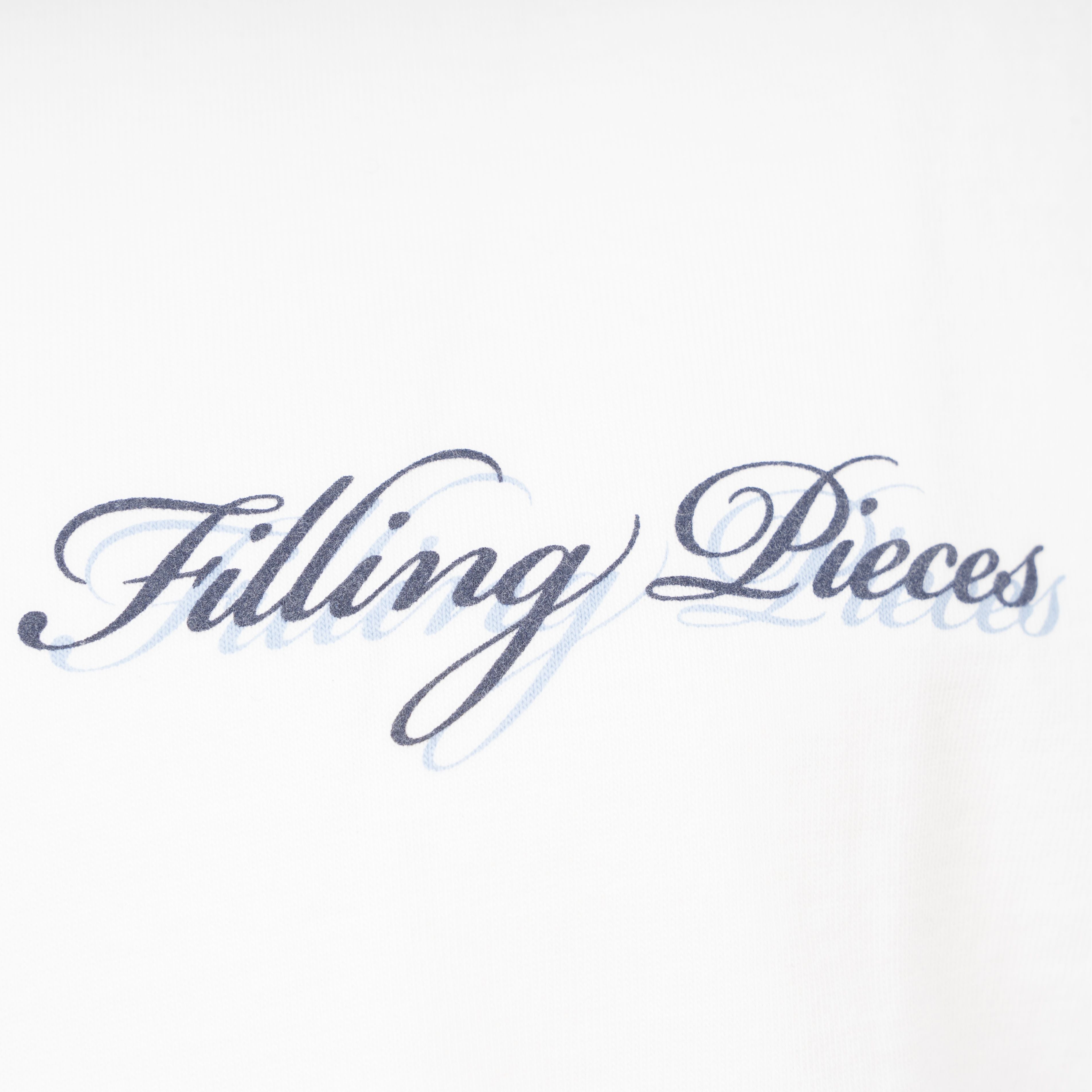 Filling Pieces T-Shirt Backprint Wit | Director