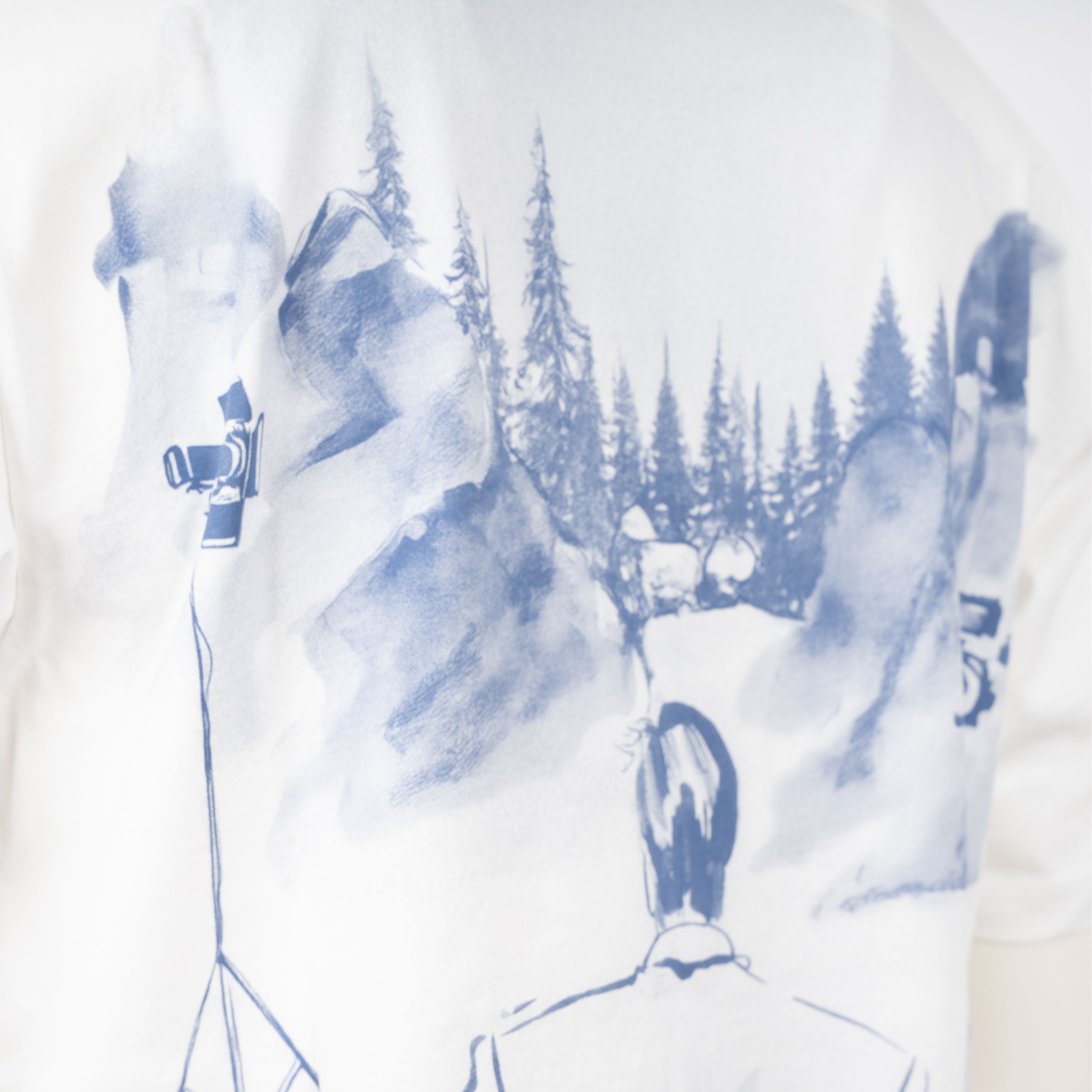 Filling Pieces T-Shirt Backprint Wit | Director