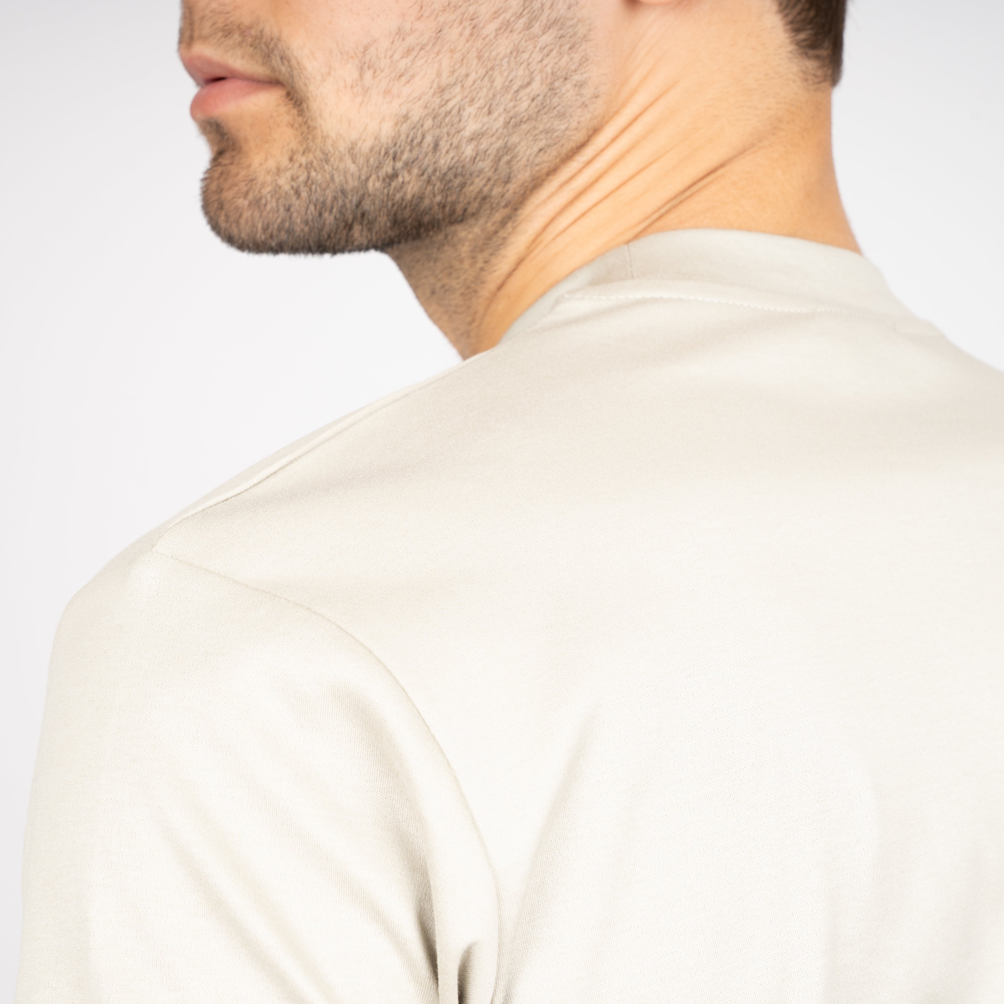Valenza T-Shirt Steengrijs | Interlock Supima Cotton