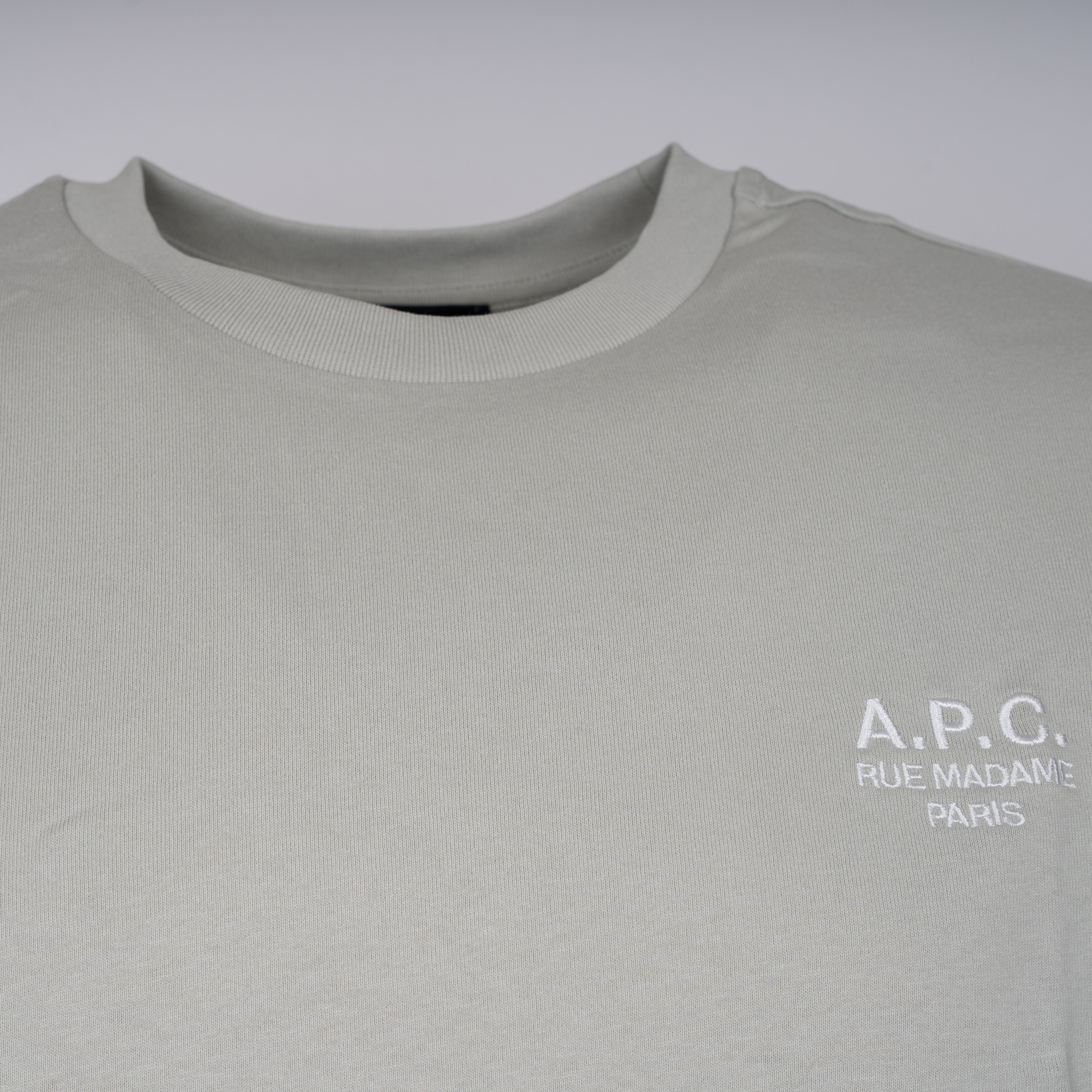 A.P.C. T-Shirt Groen/Grijs | Rue Madame