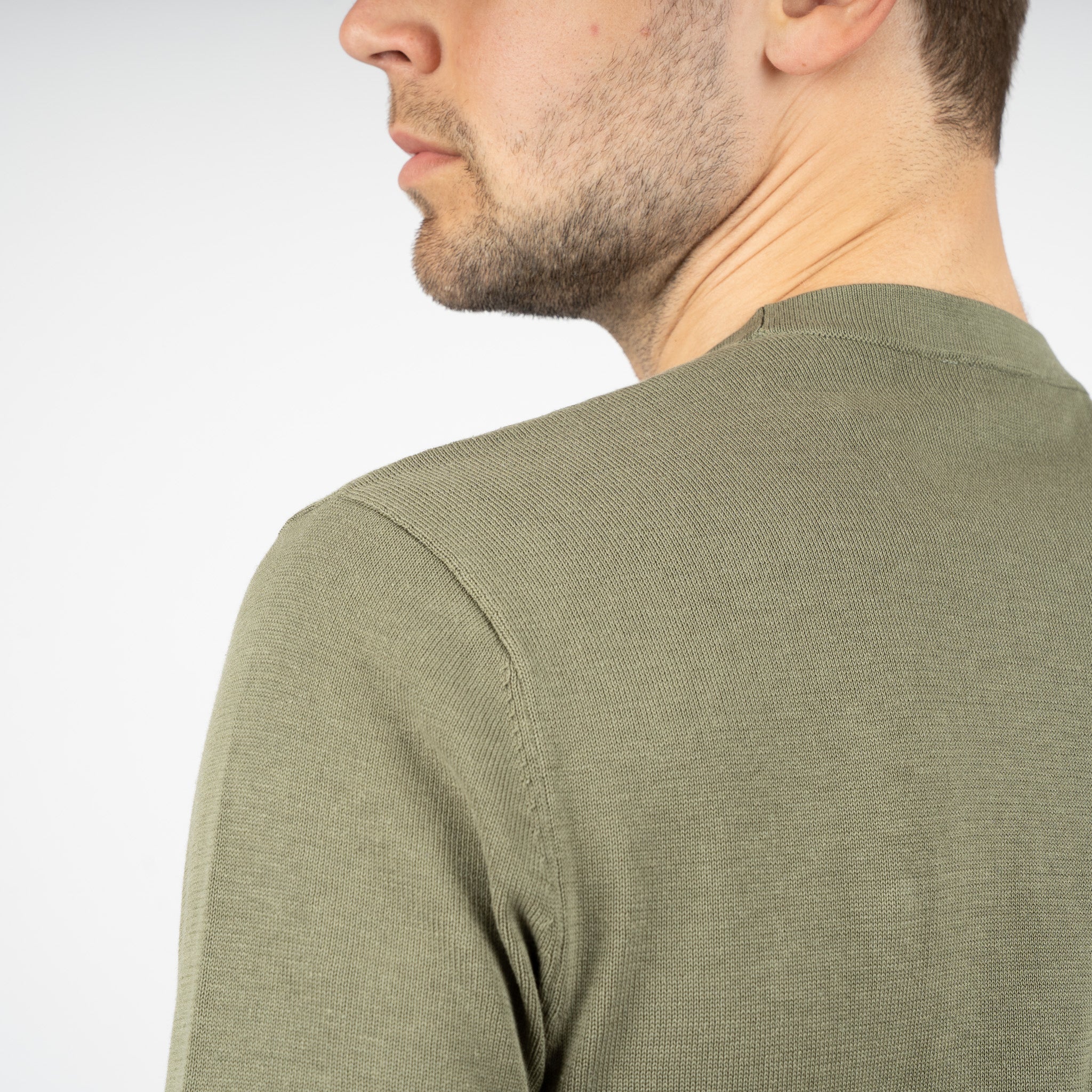 SEVEN DIALS Gebreid T-Shirt Groen | Faun