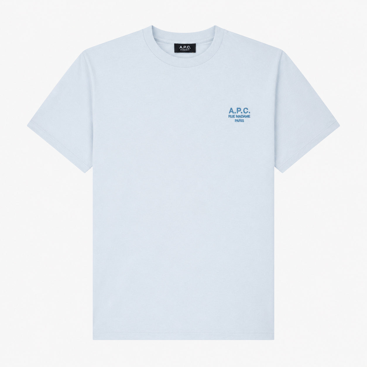 A.P.C. T-Shirt Lichtblauw | Rue Madame