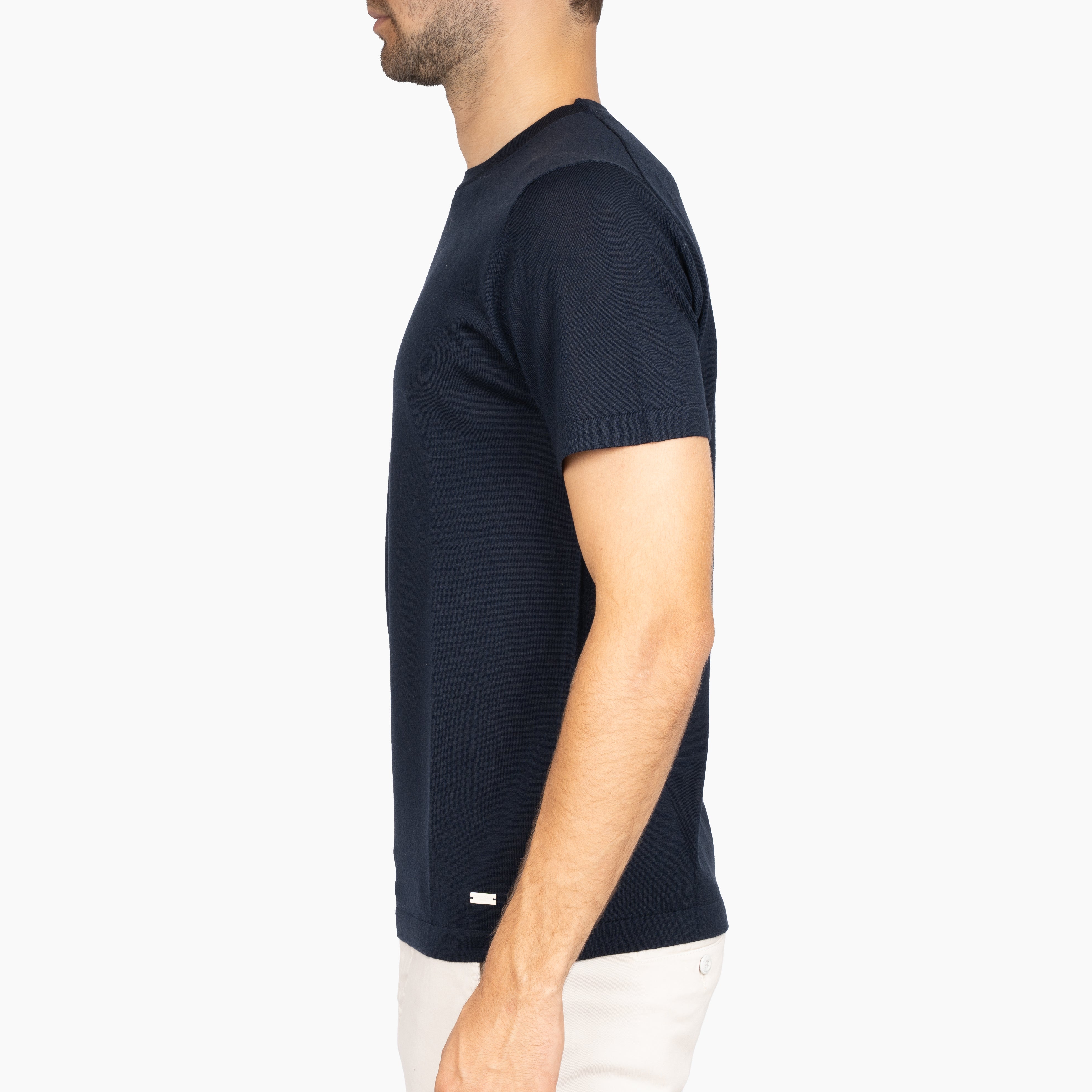 SEVEN DIALS Gebreid T-Shirt Blauw | Bain