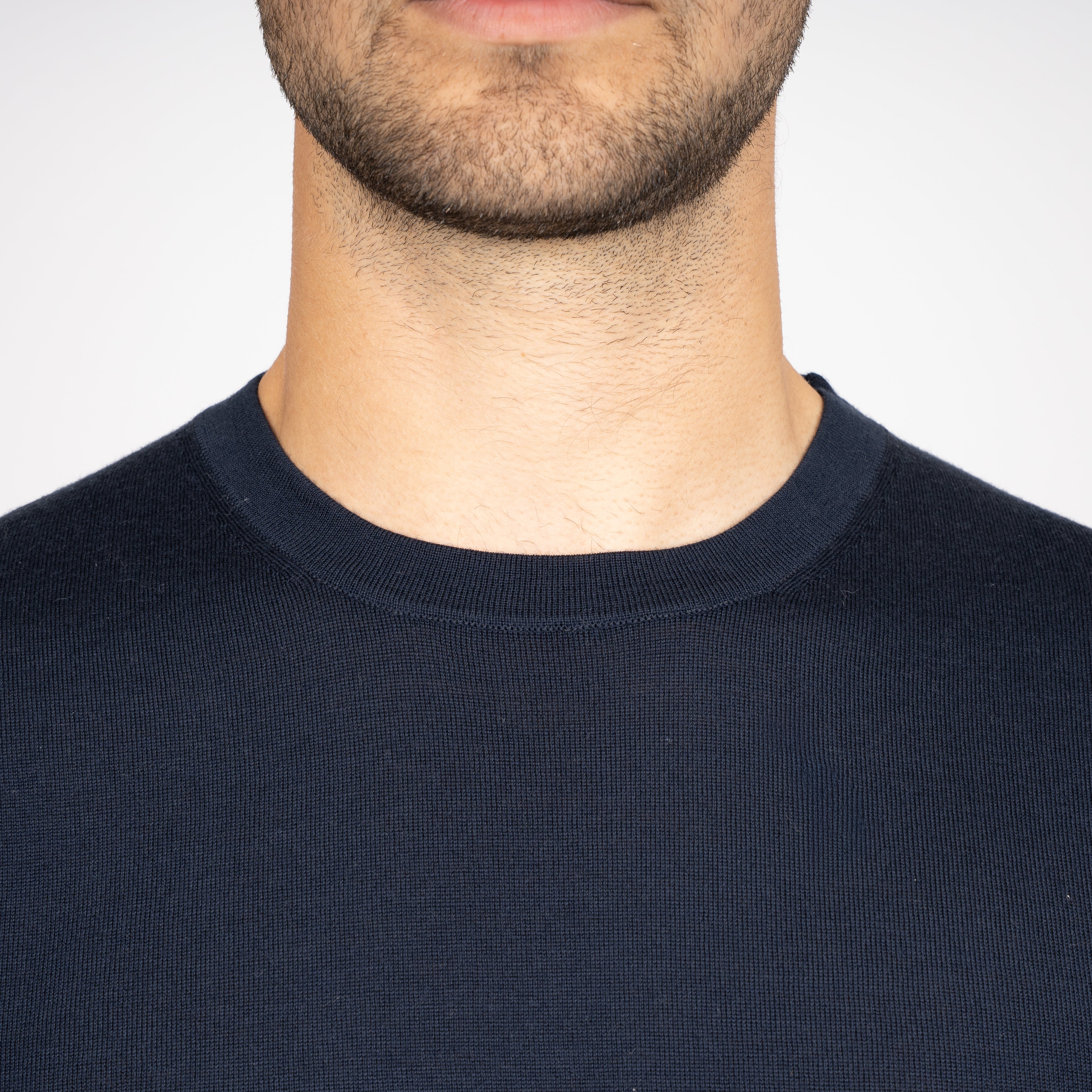 SEVEN DIALS Gebreid T-Shirt Blauw | Bain