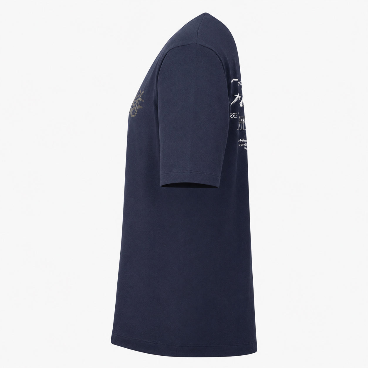 Filling Pieces T-Shirt Backprint Blauw | Boxy Bridge The Gap