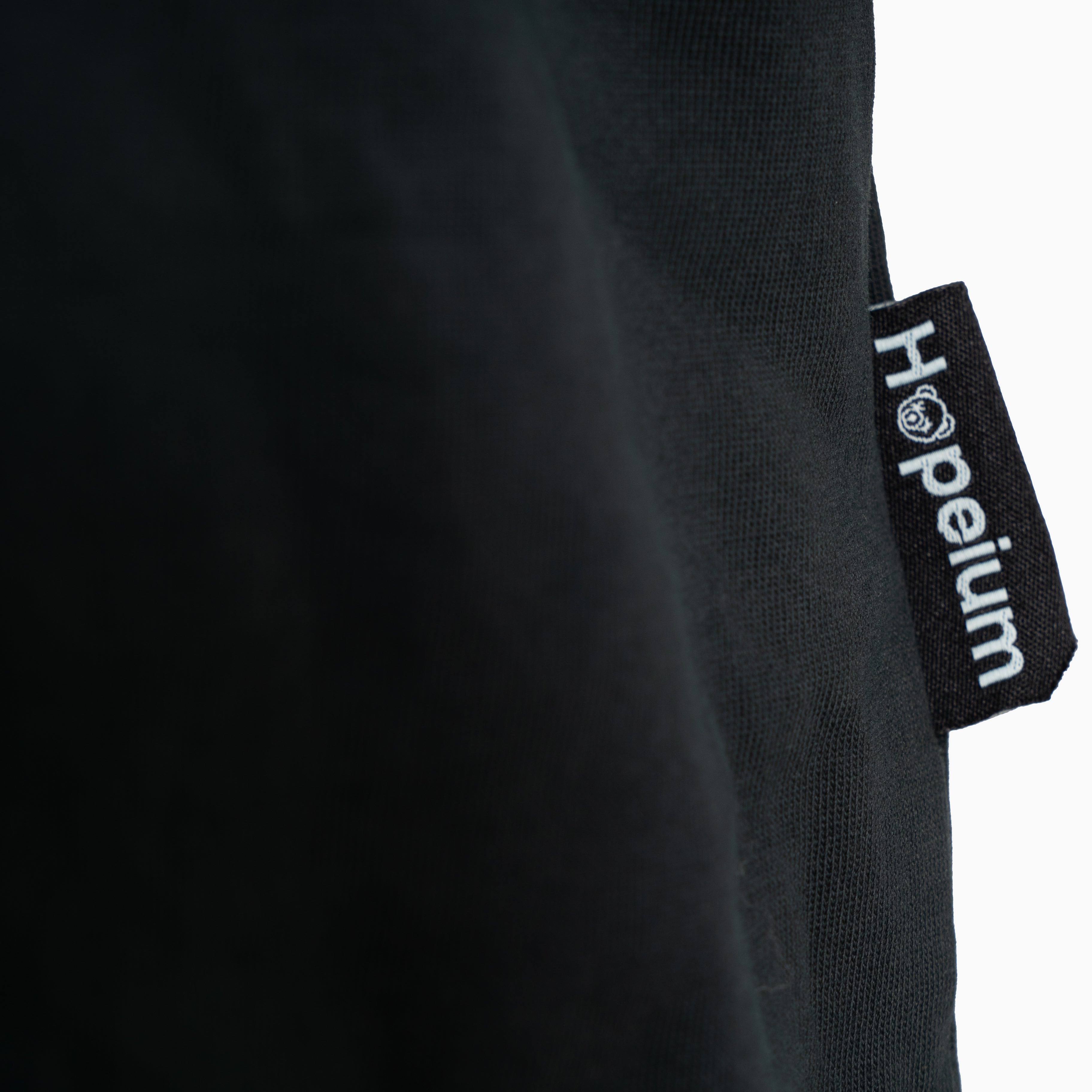 Hopeium T-Shirt Backprint Blauw | Logo Tee