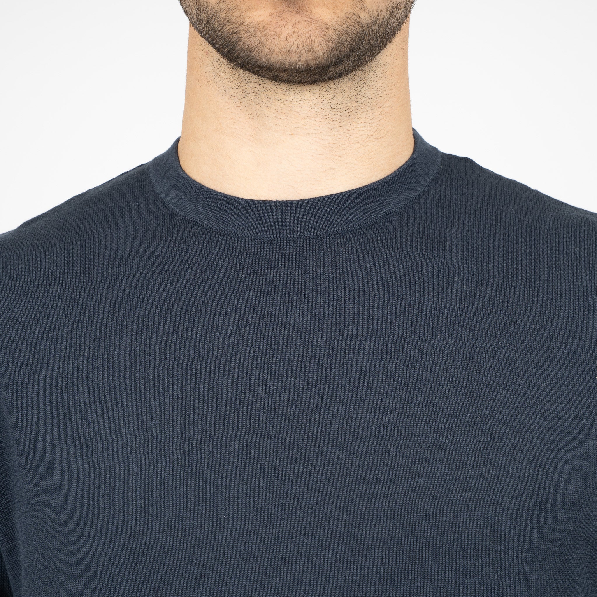 SEVEN DIALS Gebreid T-Shirt Blauw | Faun
