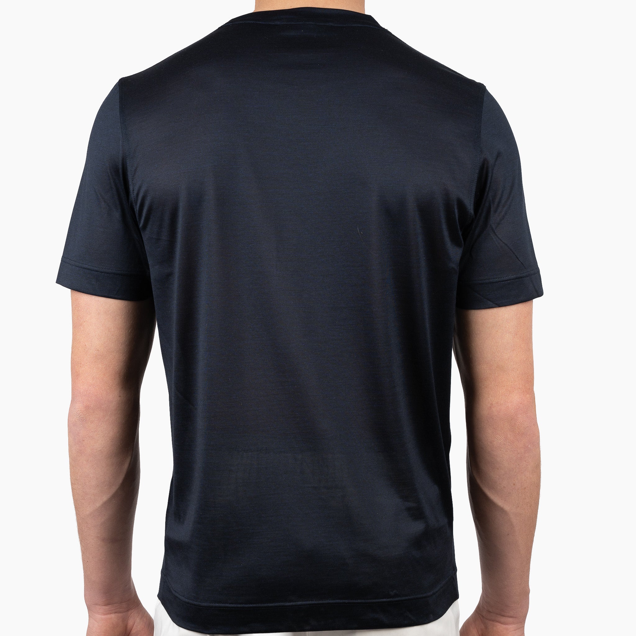 Gran Sasso T-shirt Zijde Blauw | Seta