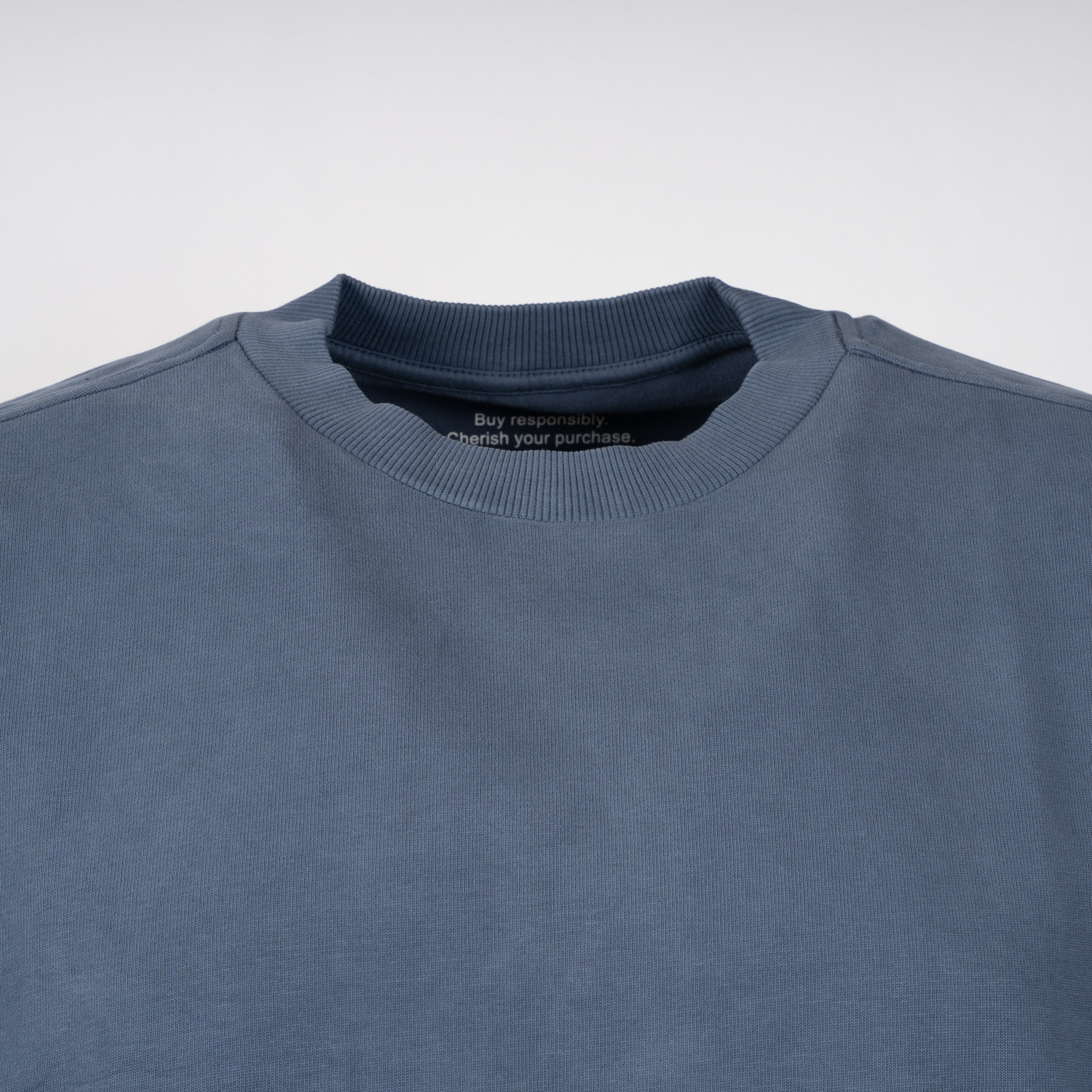 Tenue. T-Shirt Blauw | Bruce Trashed Mulberry