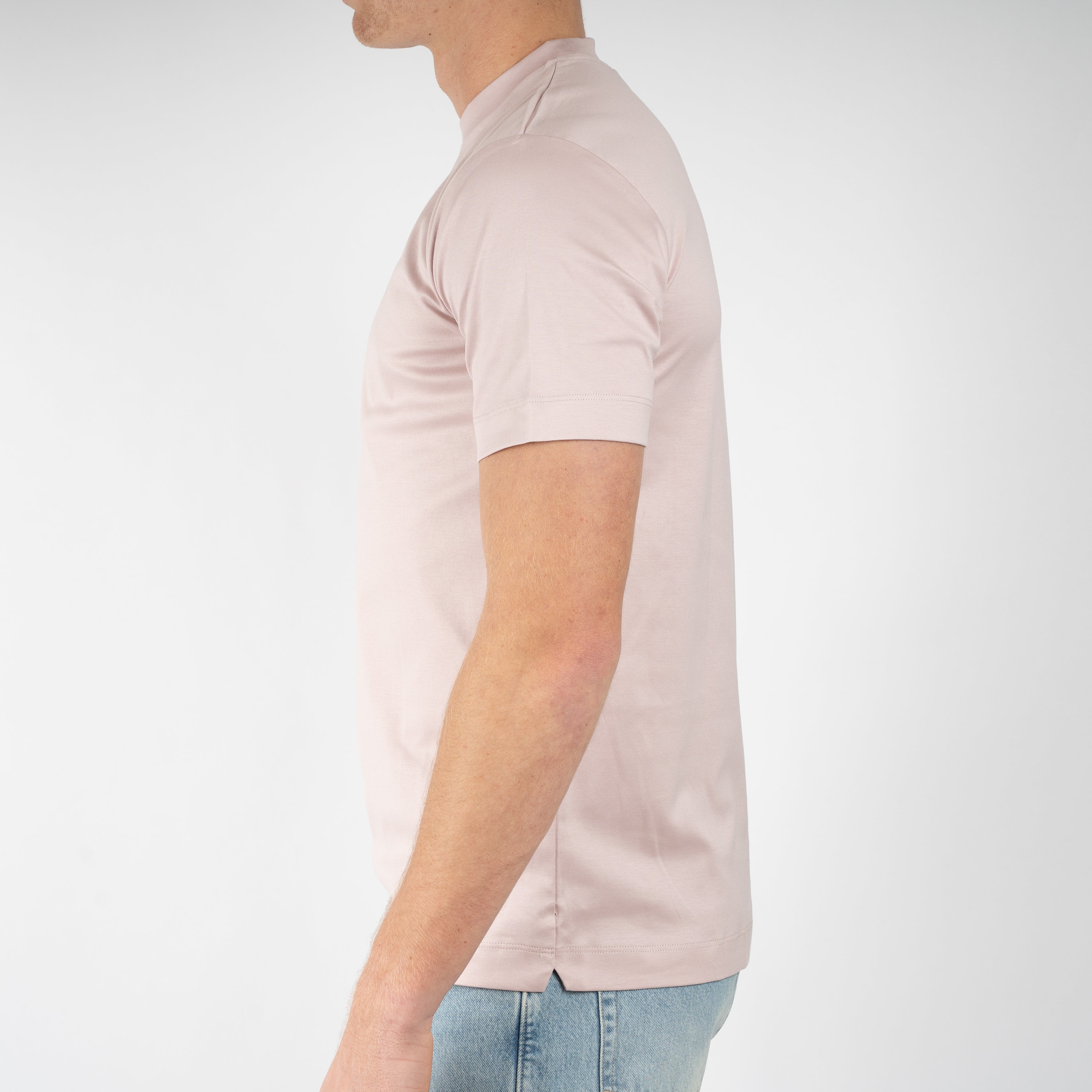 Valenza T-Shirt Roze | Interlock Supima Cotton