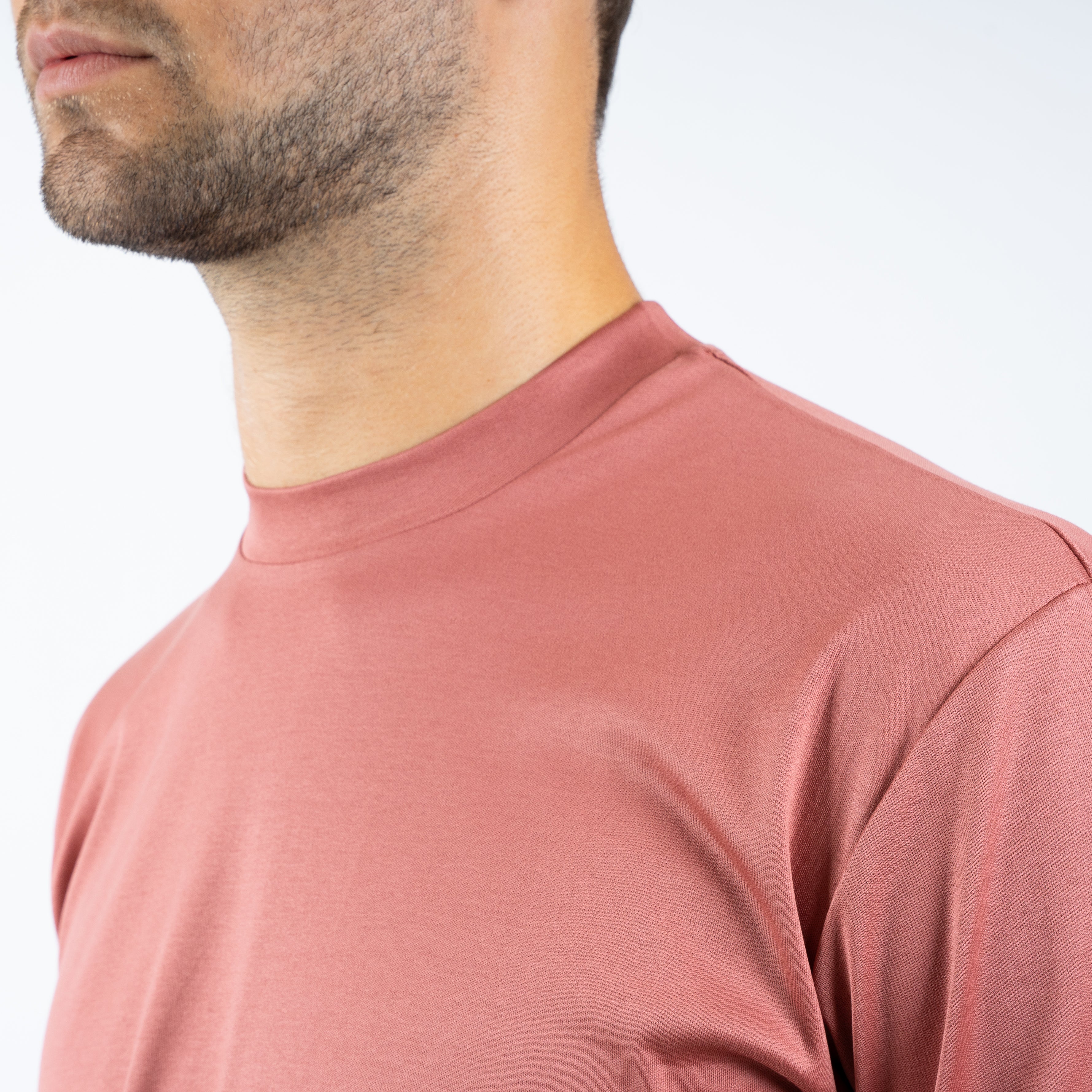Valenza T-Shirt Oud Roze | Interlock Supima Cotton