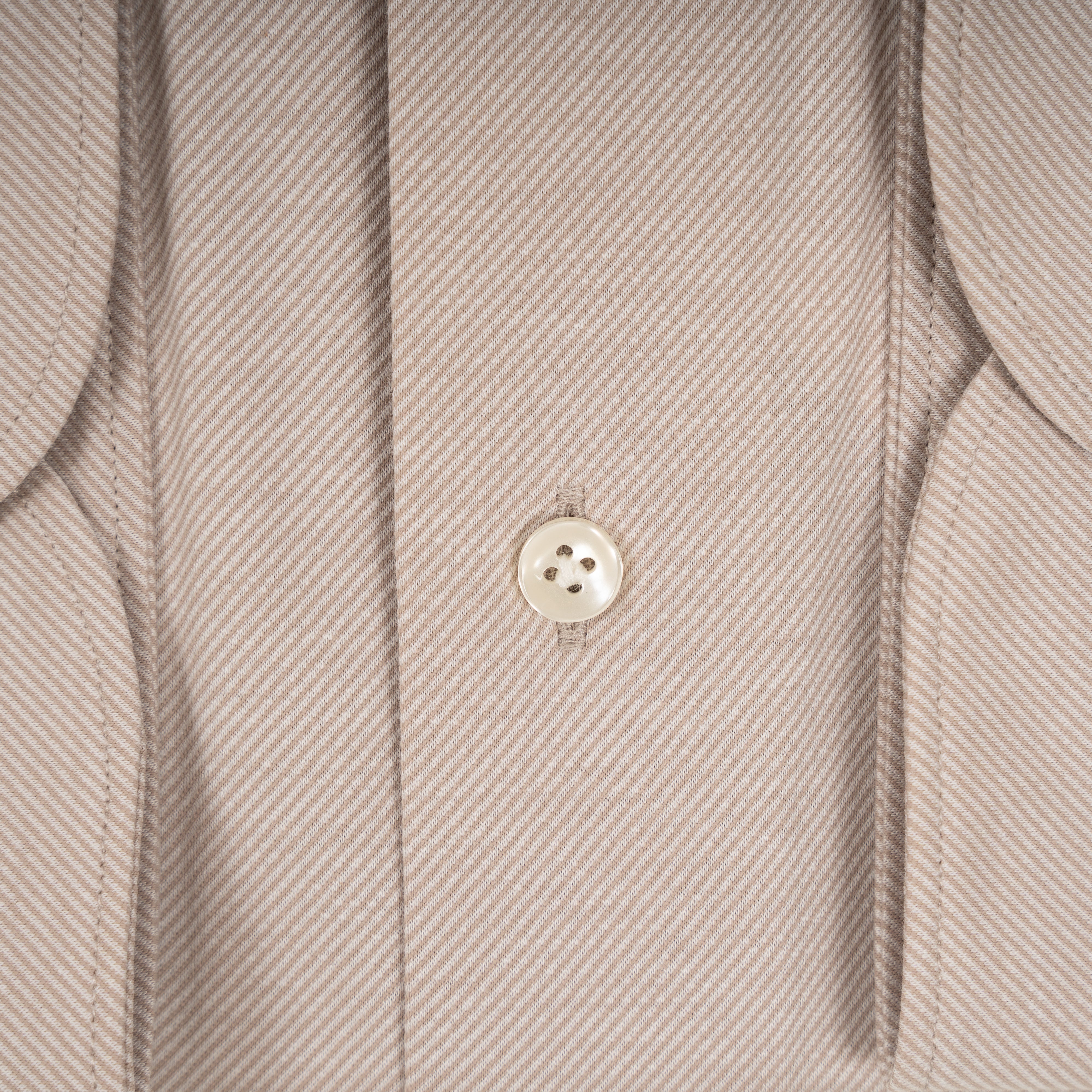 Profuomo Overhemd Beige | Japanese Knitted