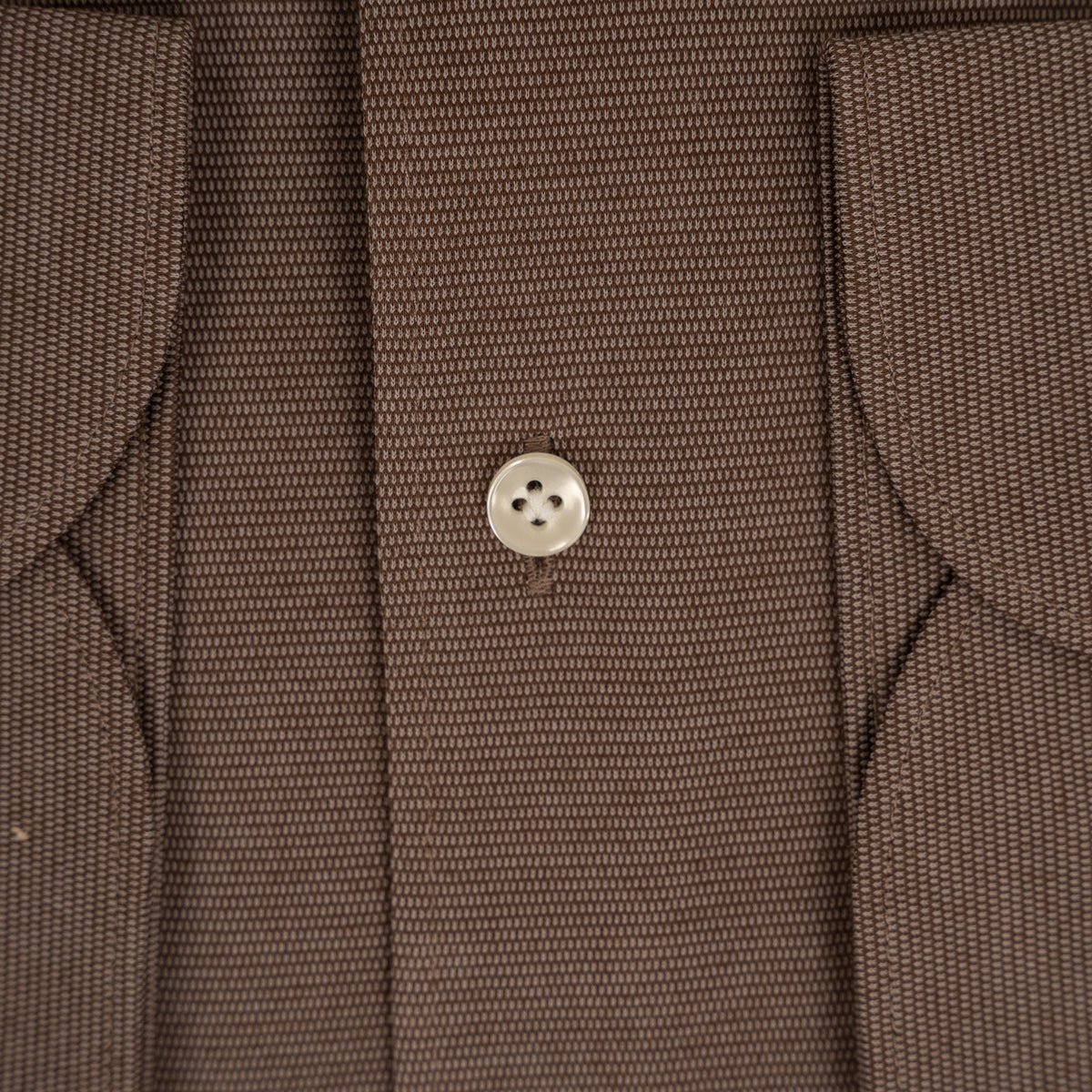 Profuomo Overhemd Taupe | Japanese Knitted