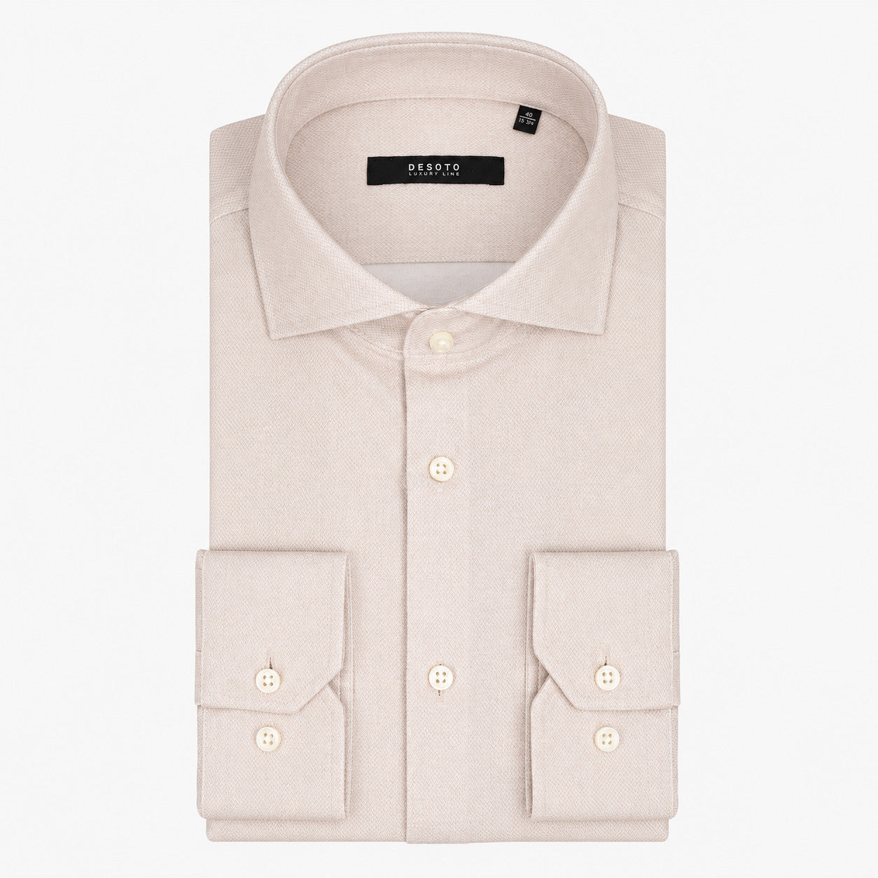 Desoto Overhemd Beige | Luxury Hai
