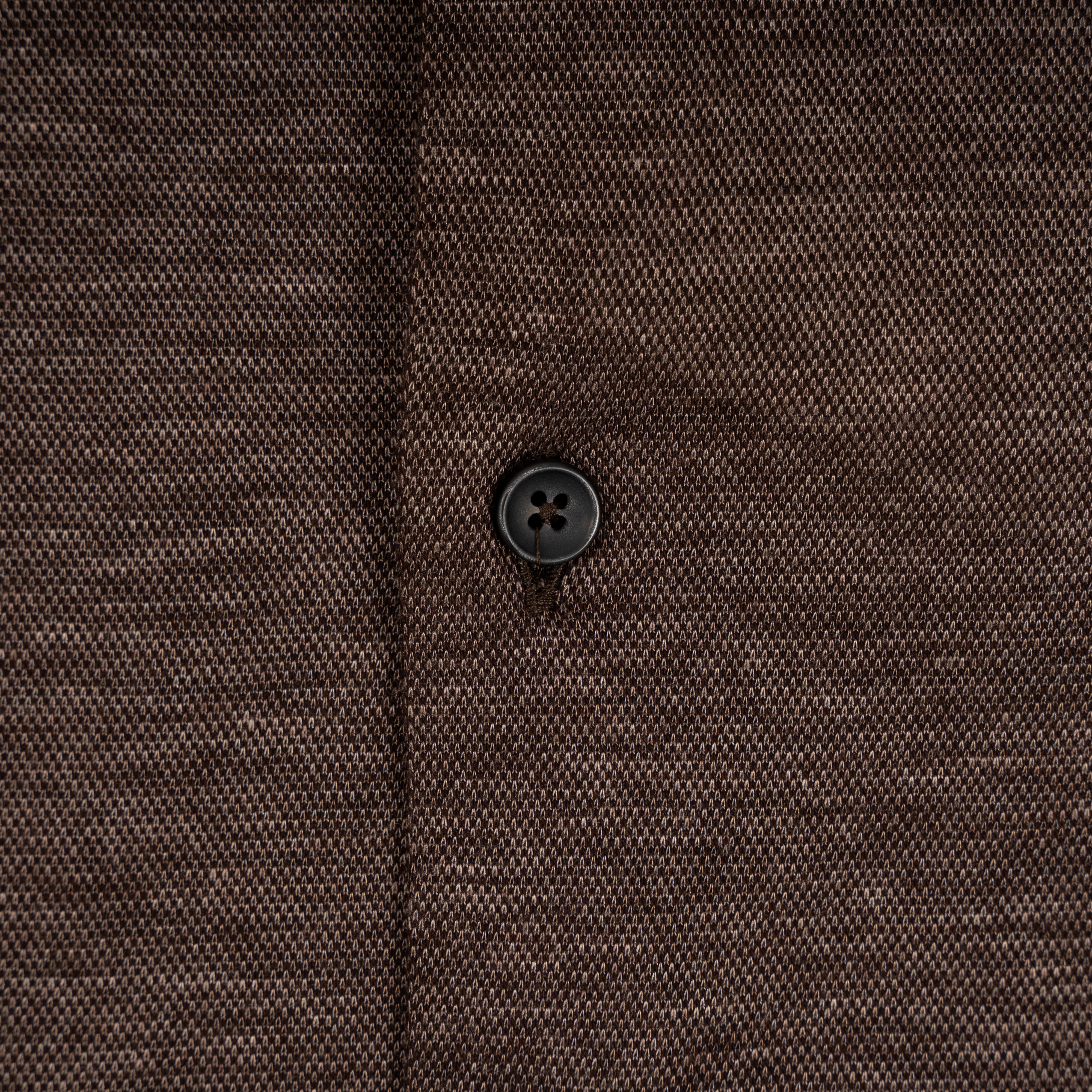 Xacus Overhemd Bruin | Knitted Shirt