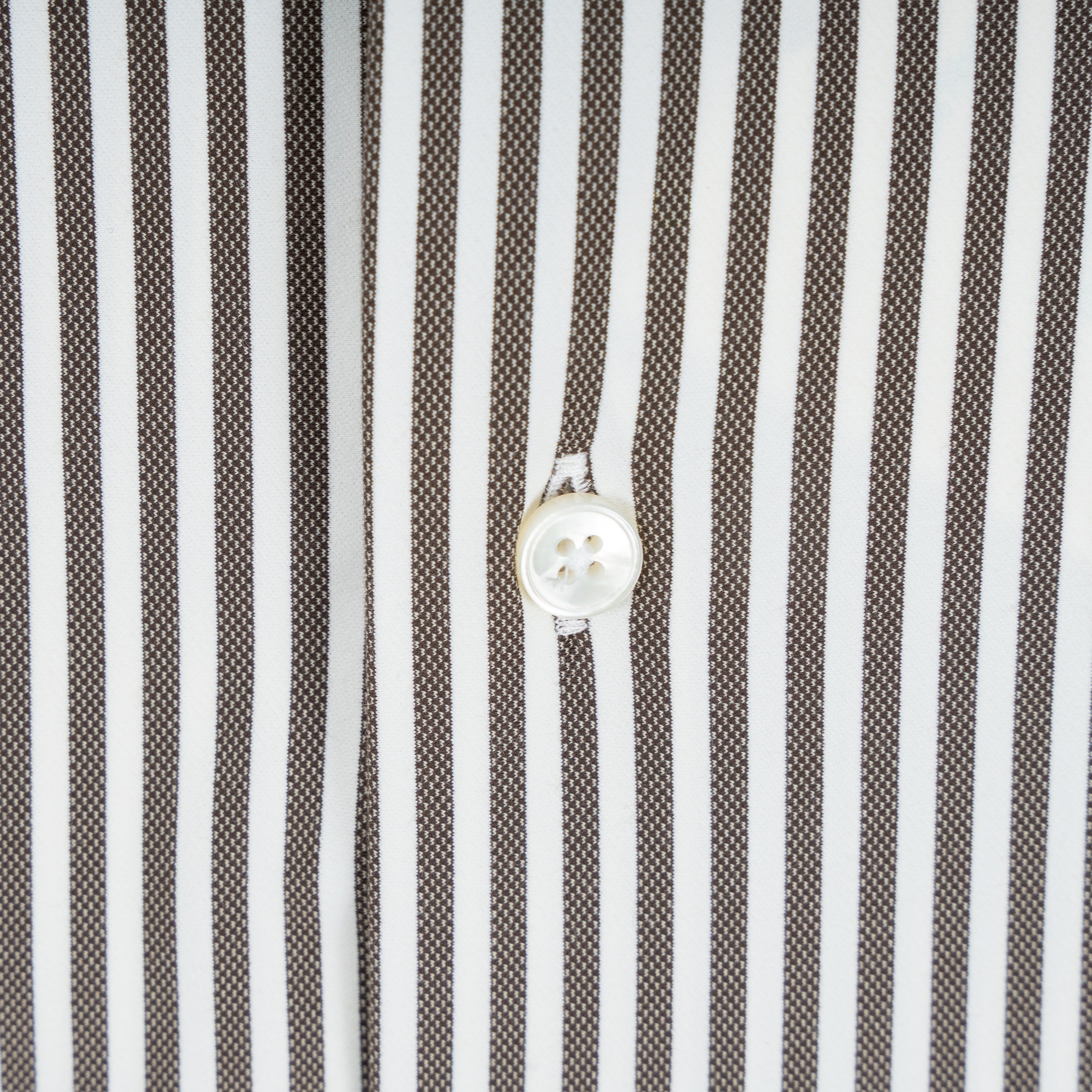 Xacus Overhemd Bruin Gestreept | Active Shirt