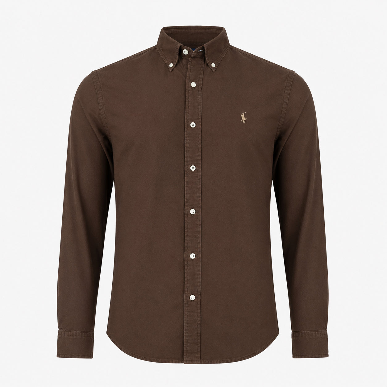 Ralph Lauren Overhemd Bruin | Custom Fit