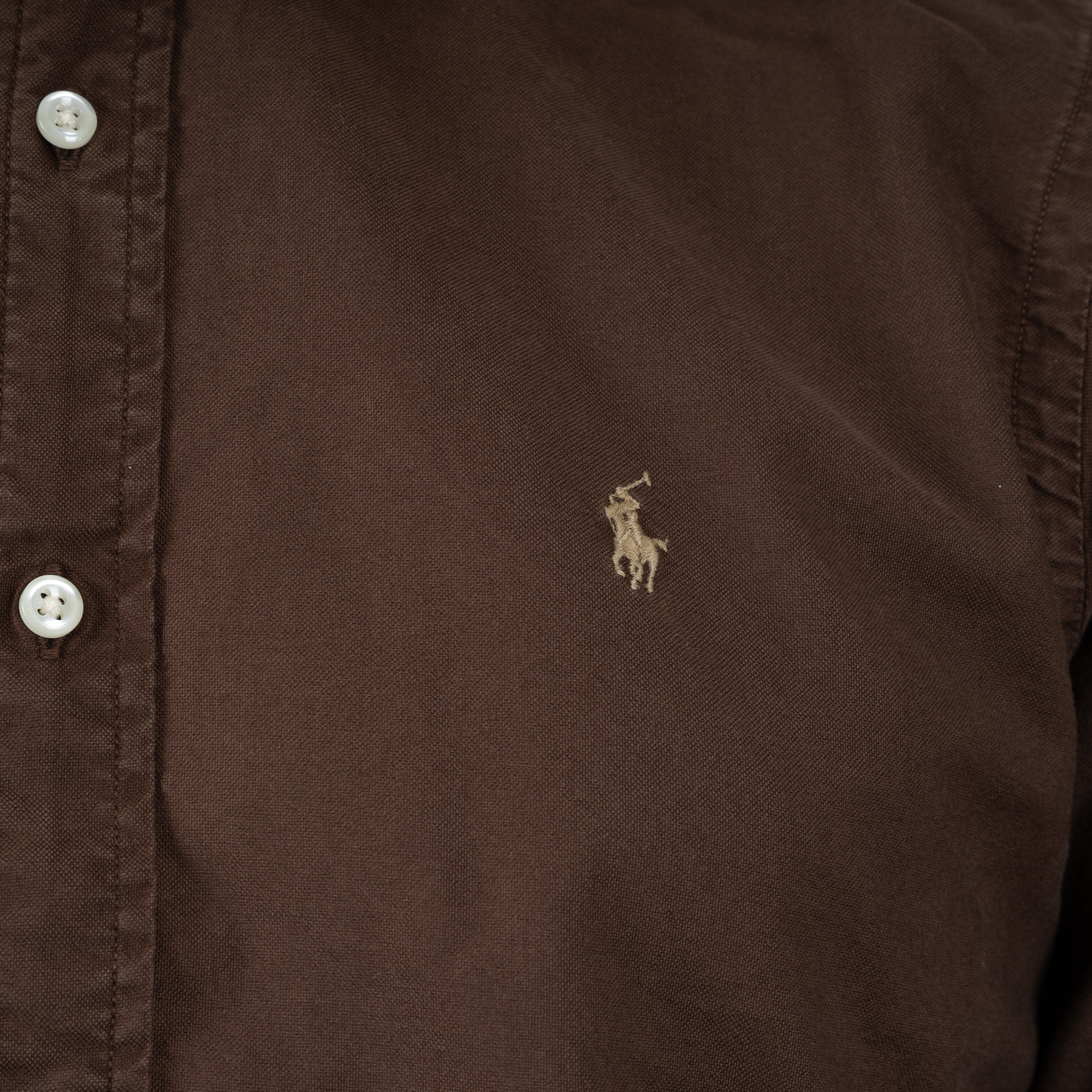 Ralph Lauren Overhemd Bruin | Custom Fit