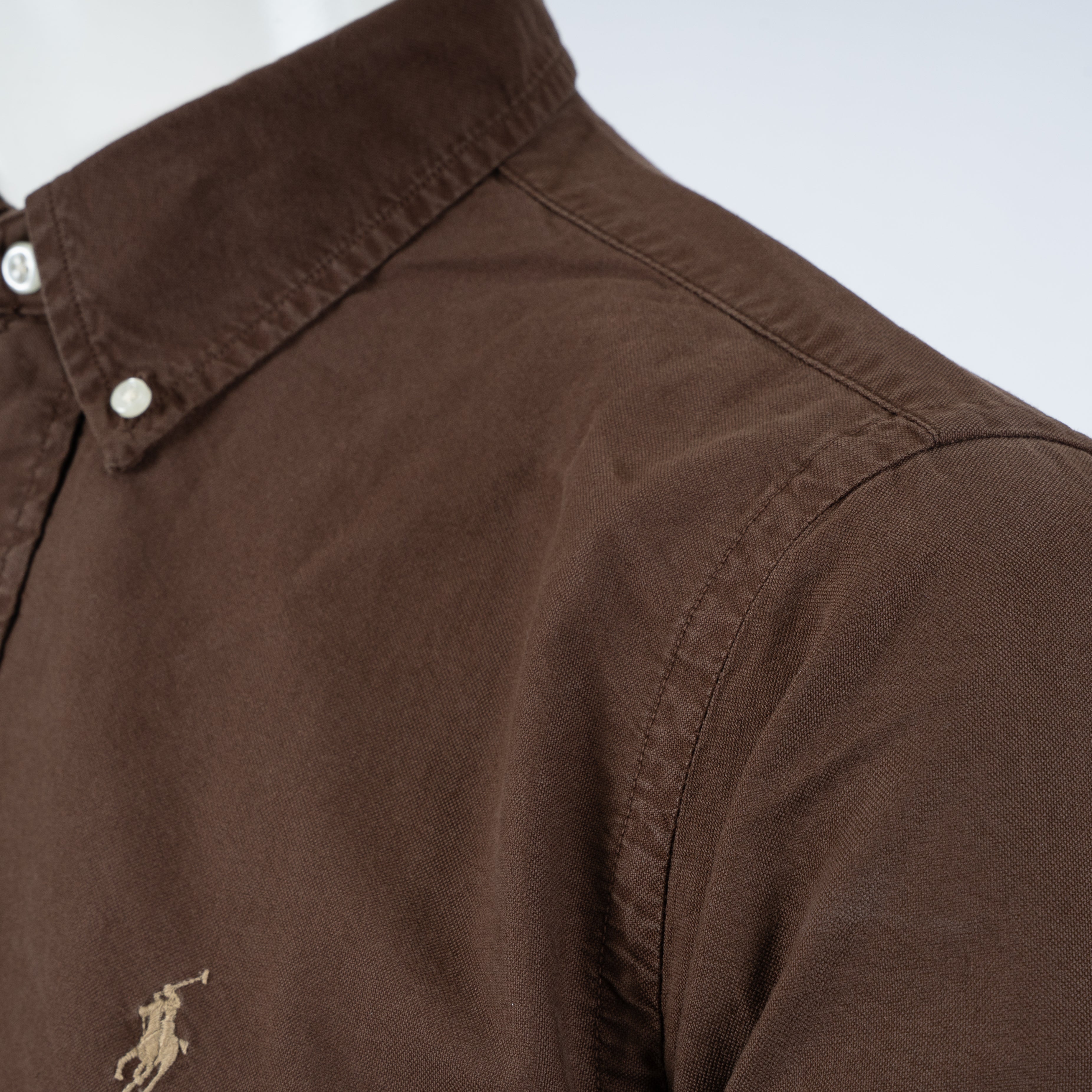 Ralph Lauren Overhemd Bruin | Custom Fit