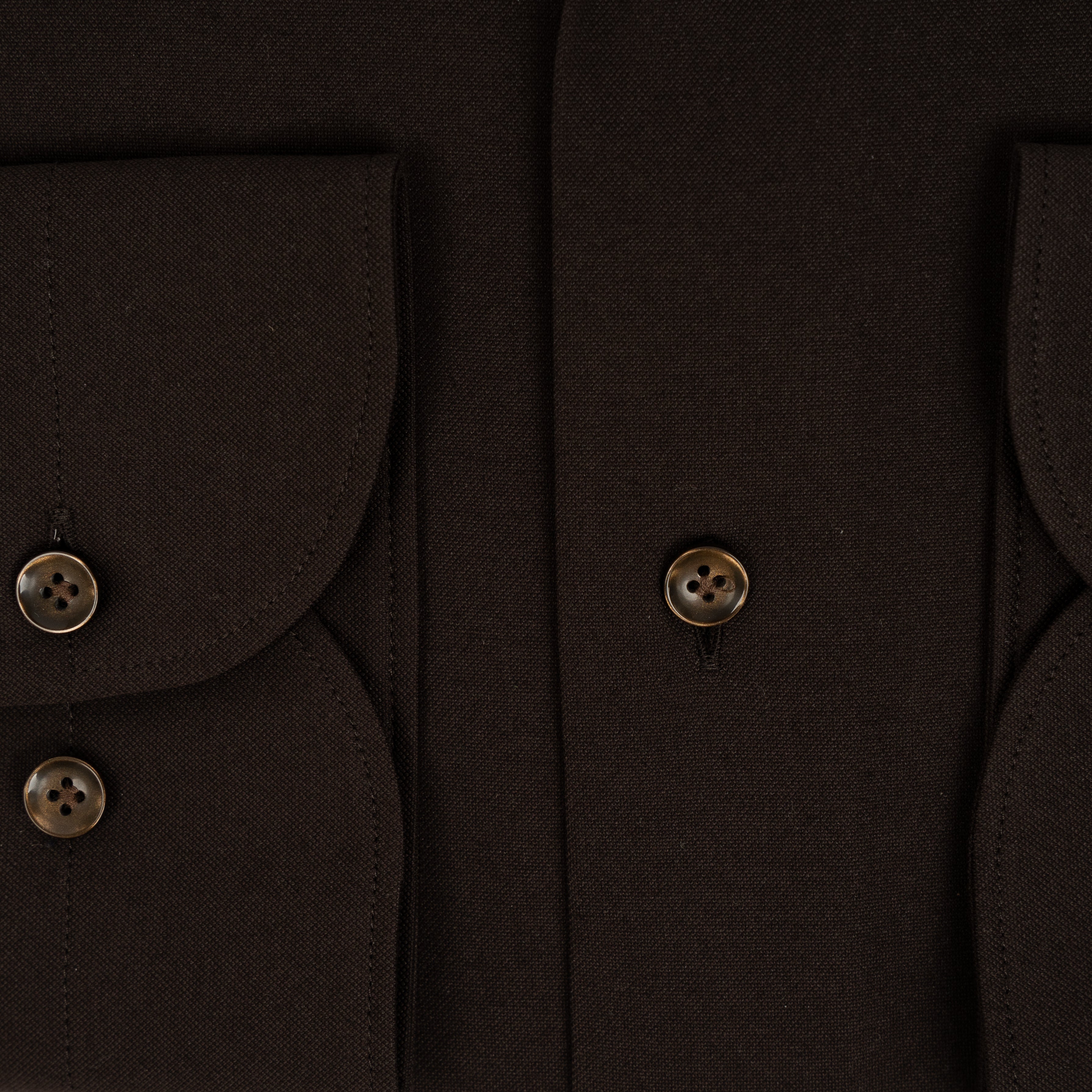 Profuomo Overhemd Bruin | Japanese Knitted