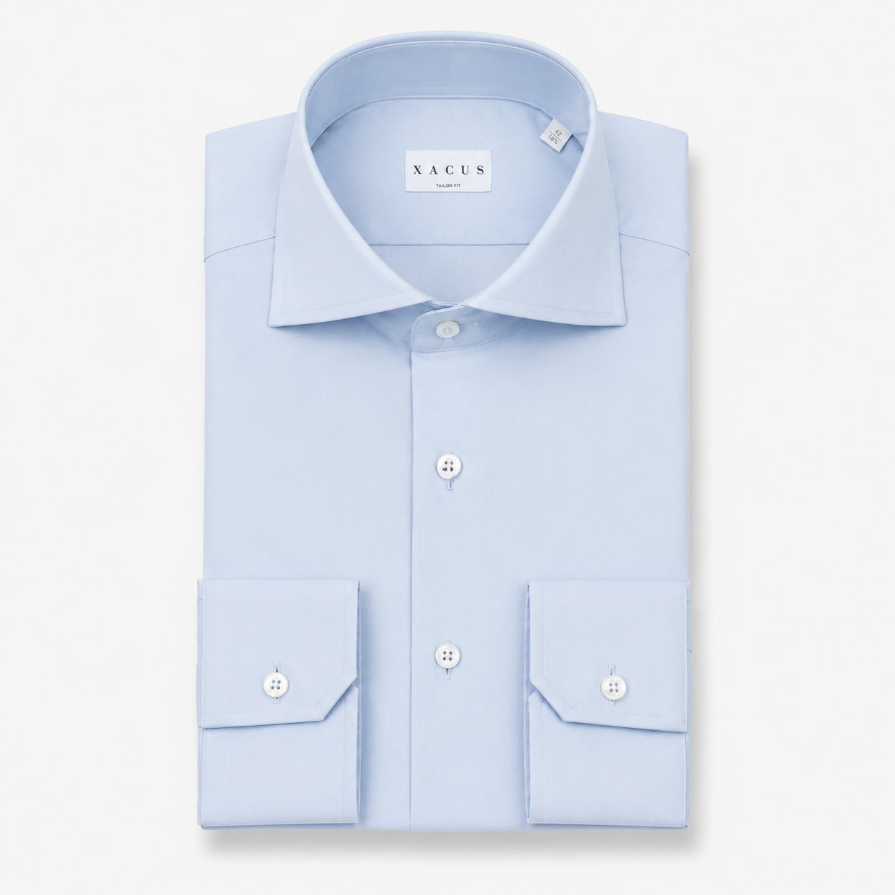 Xacus Overhemd Lichtblauw | Albini Stretch