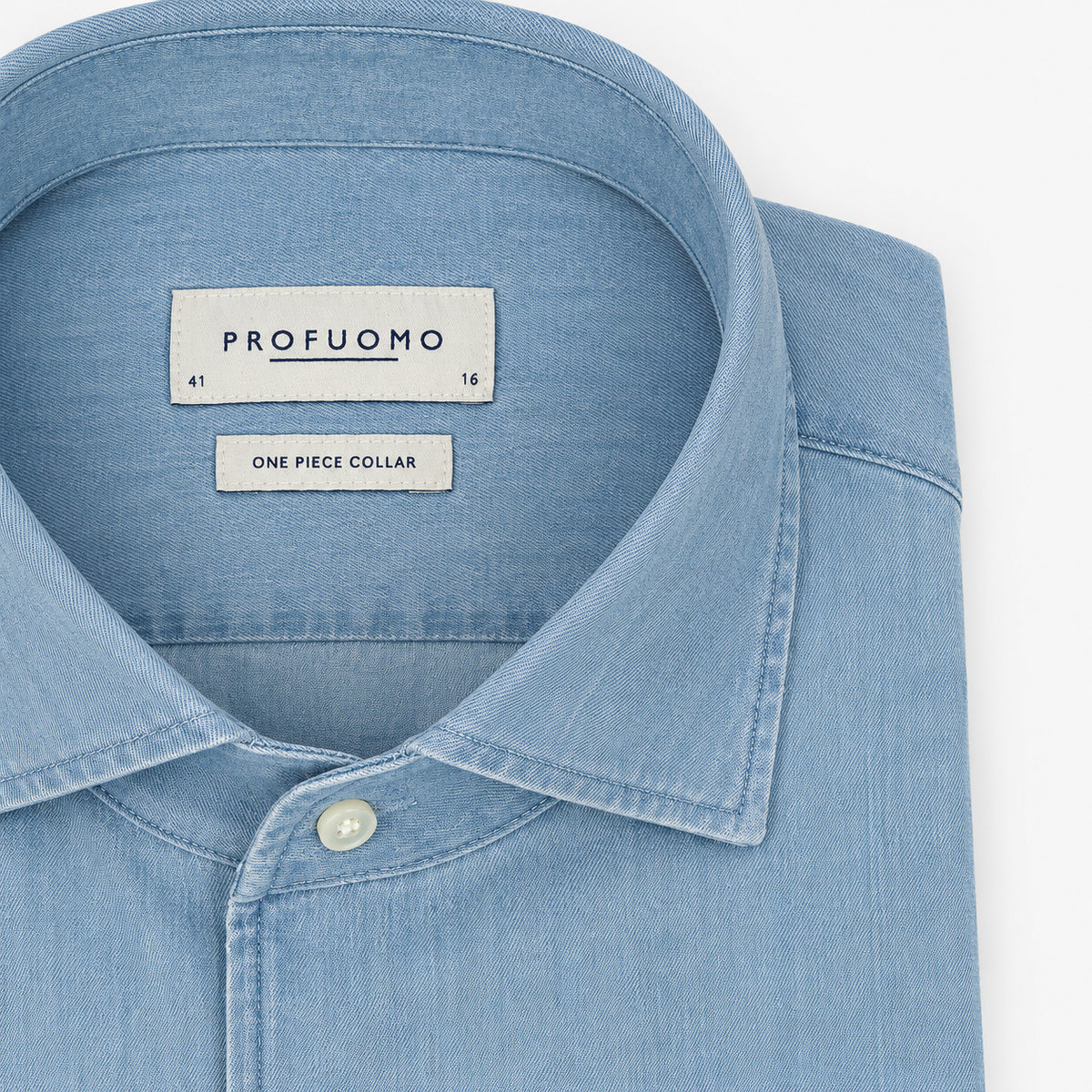 Profuomo Overhemd Middenblauw | Indigo