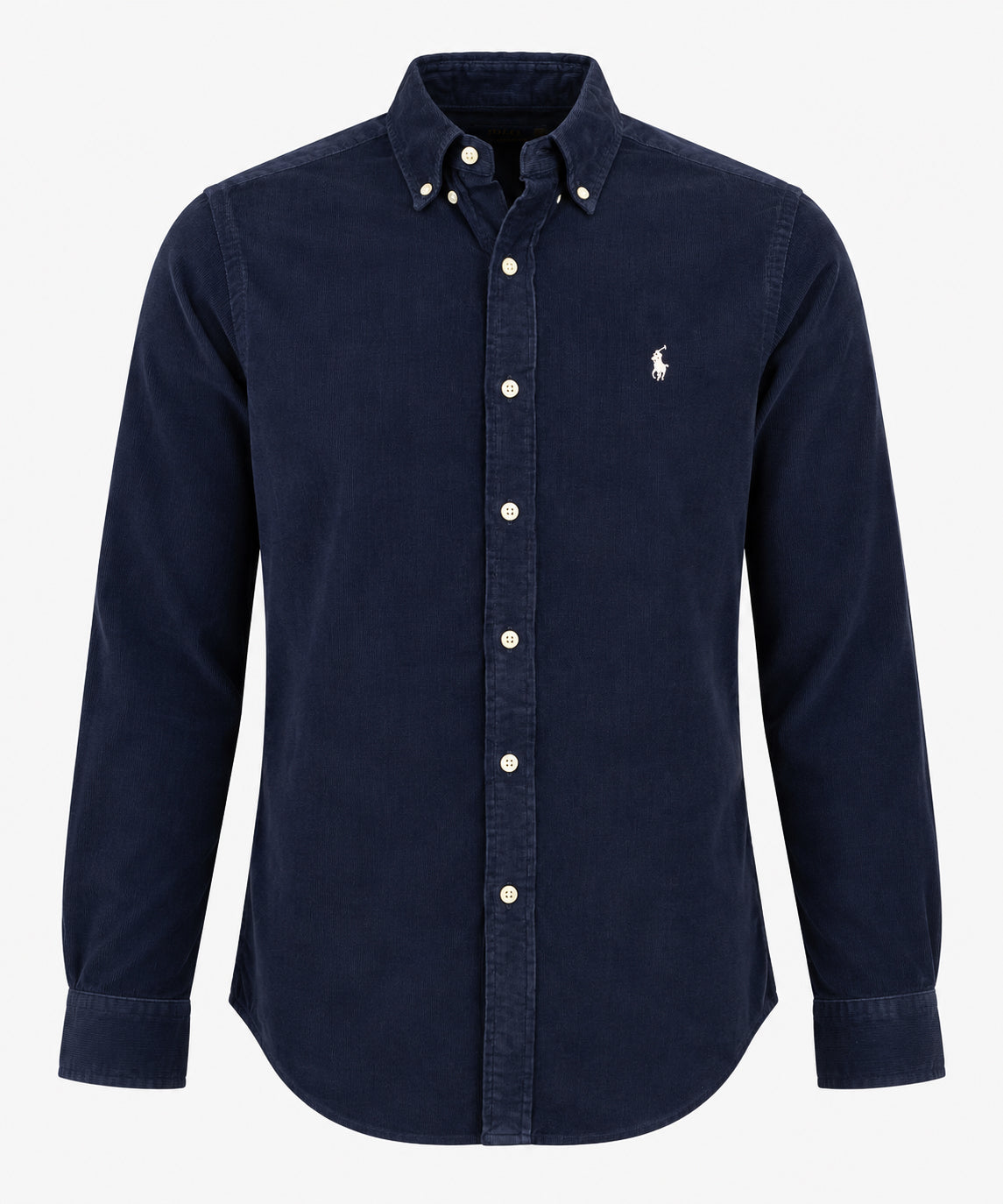 Ralph Lauren Corduroy Overhemd Blauw | Custom Fit