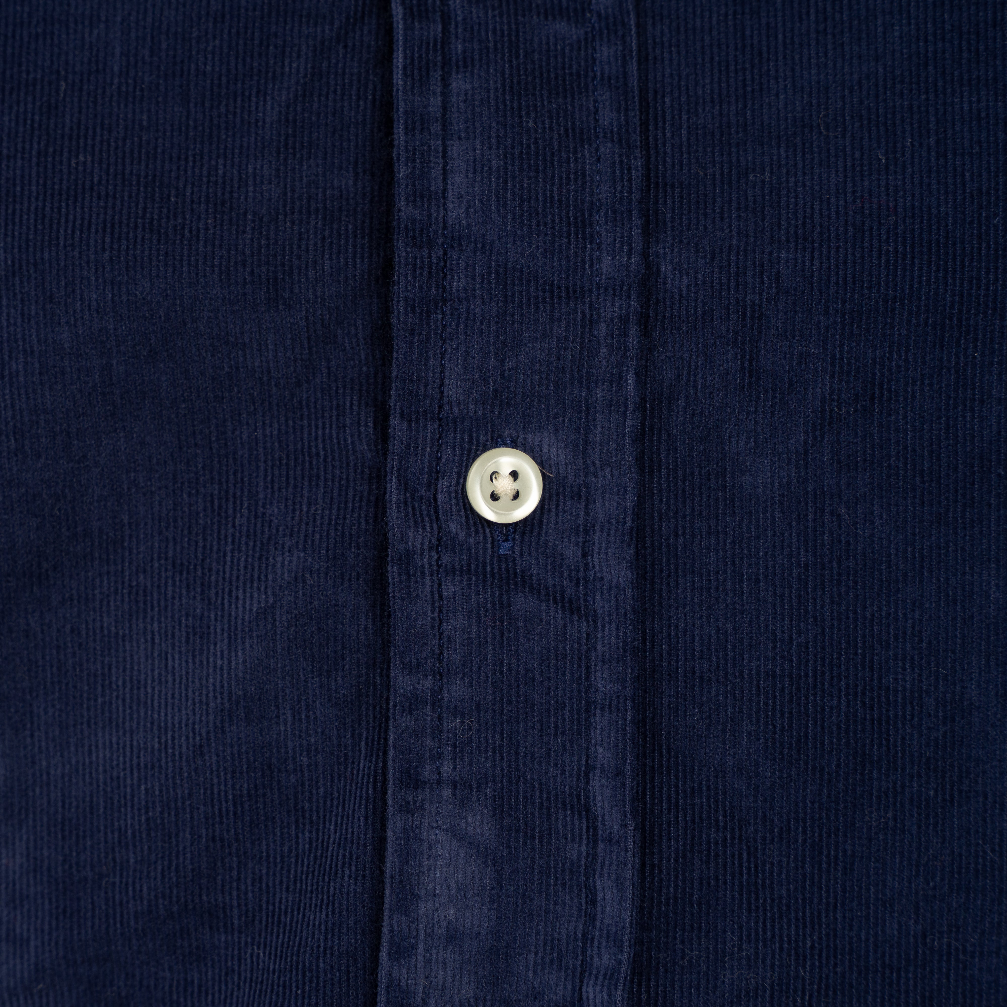 Ralph Lauren Corduroy Overhemd Blauw | Custom Fit