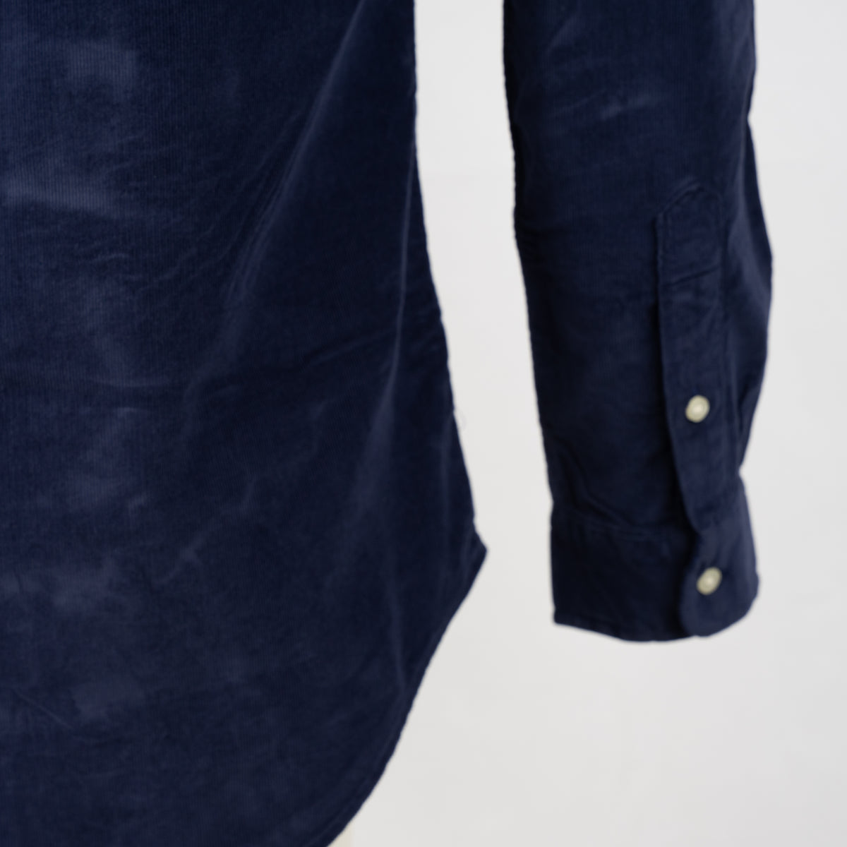 Ralph Lauren Corduroy Overhemd Blauw | Custom Fit
