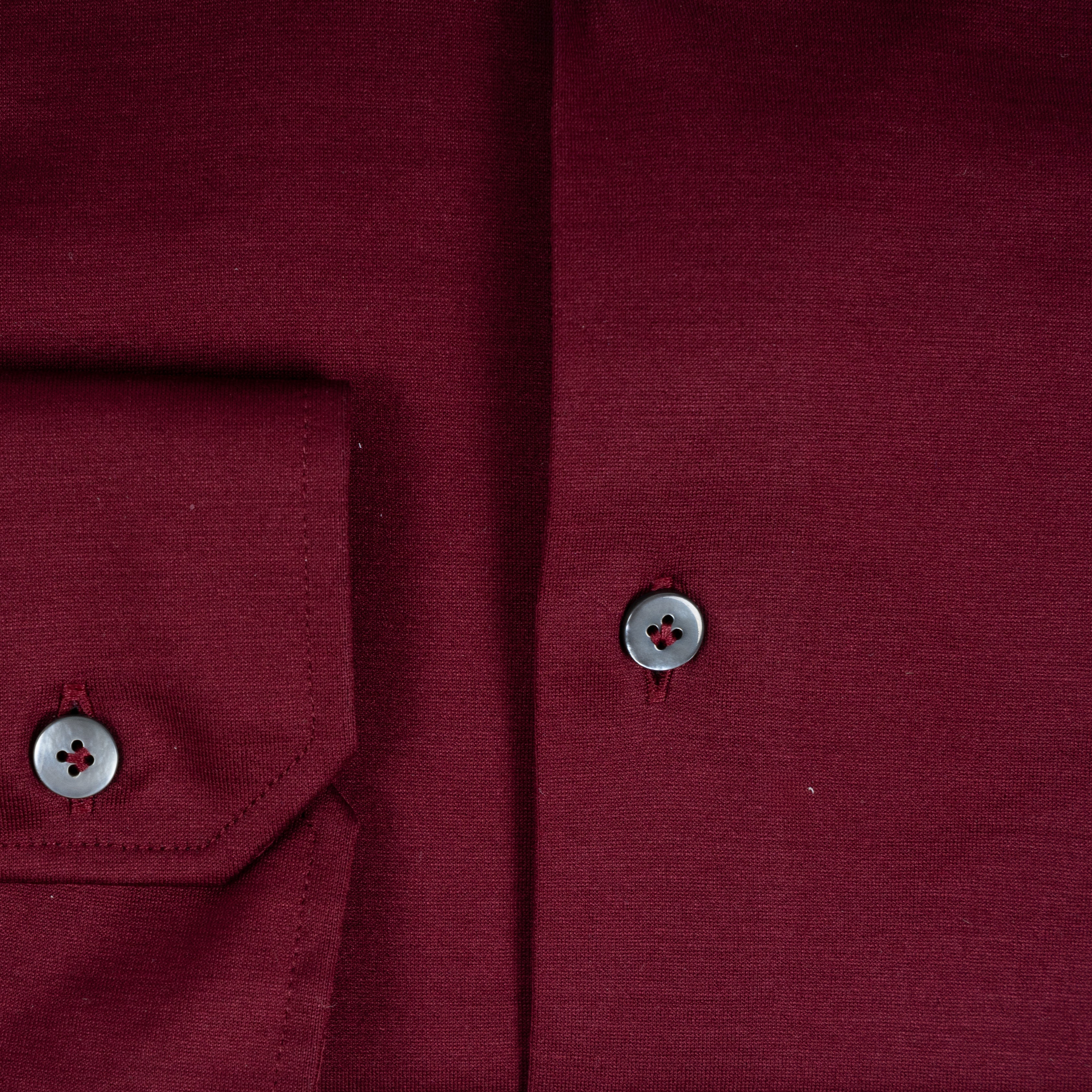 Xacus Overhemd Bordeaux Rood | Knitted Shirt