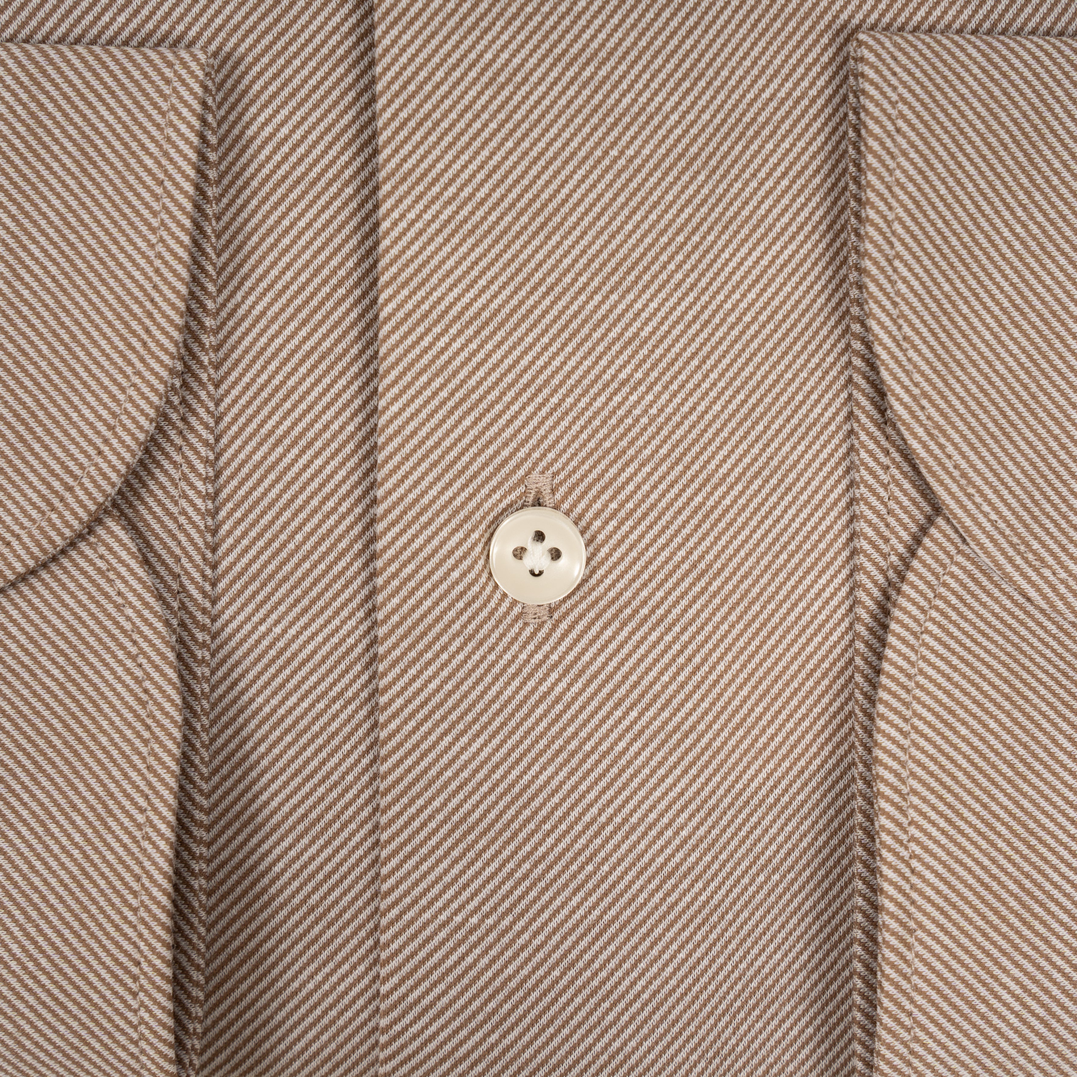 Profuomo Overhemd Cognac | Japanese Knitted