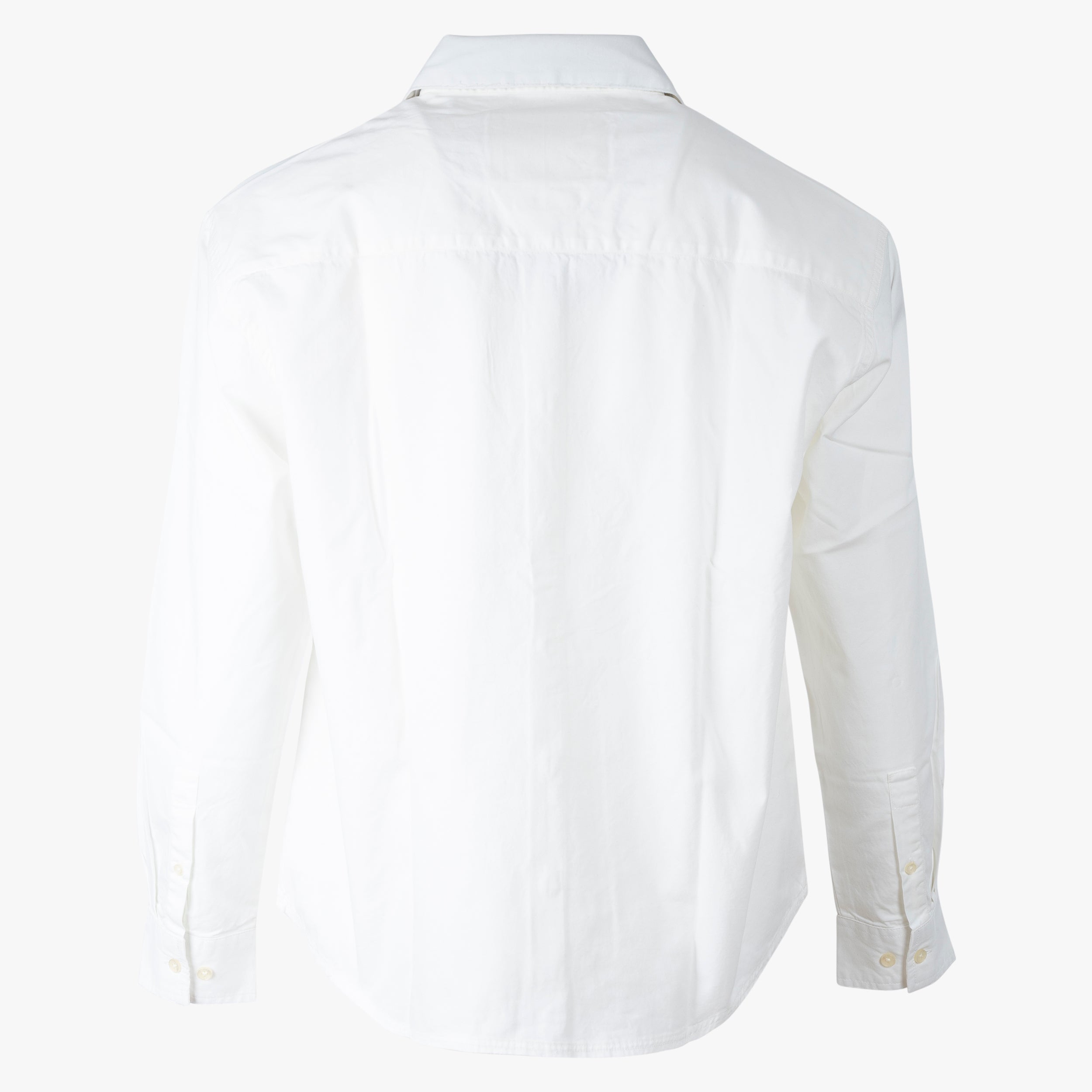 Bram's Fruit Overhemd Wit | Long Sleeve Varsity