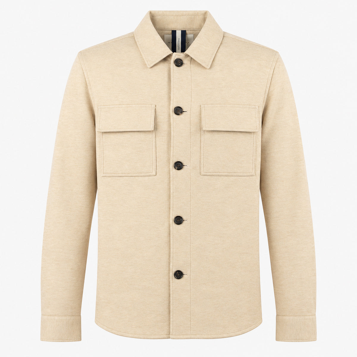 Profuomo Overshirt Beige | Knitted