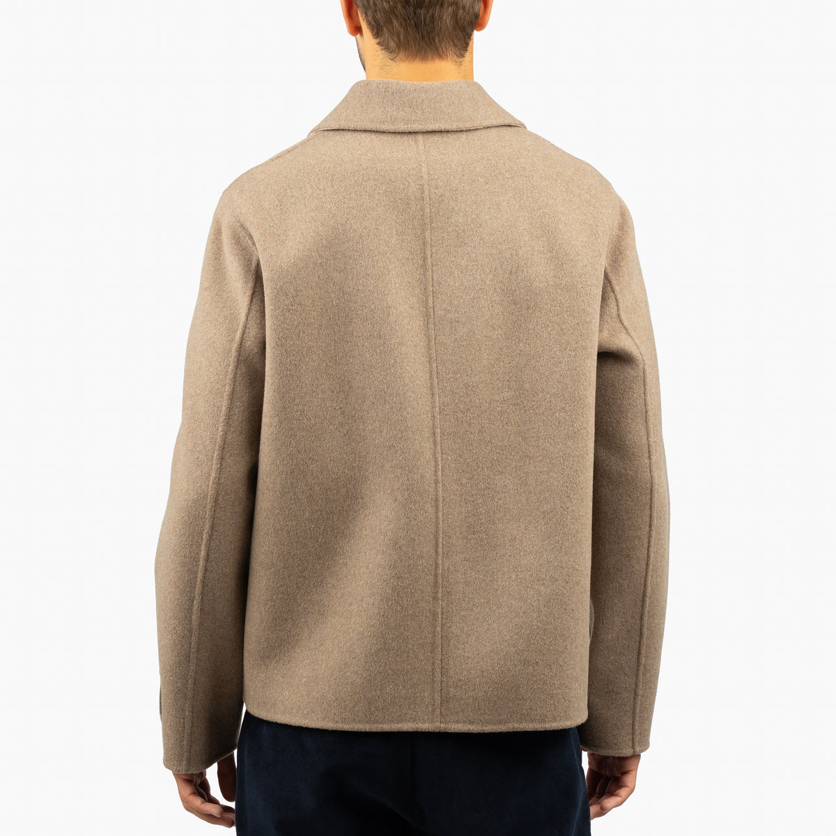 Profuomo Overshirt Bruin | Reversible Wool