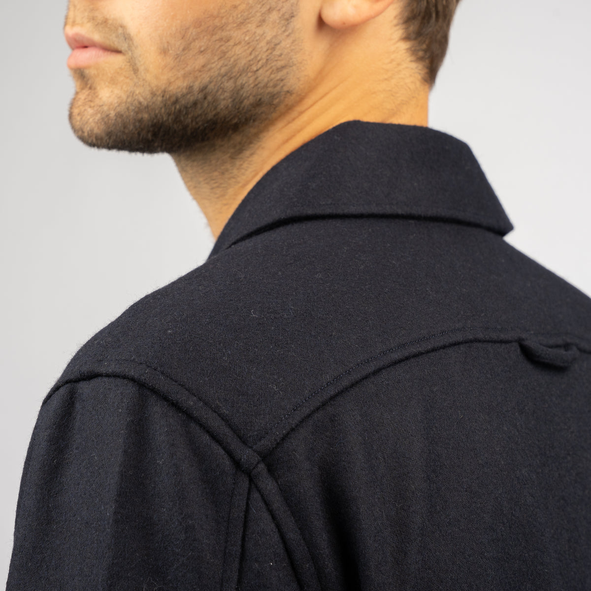 Profuomo Overshirt Blauw | Knitted