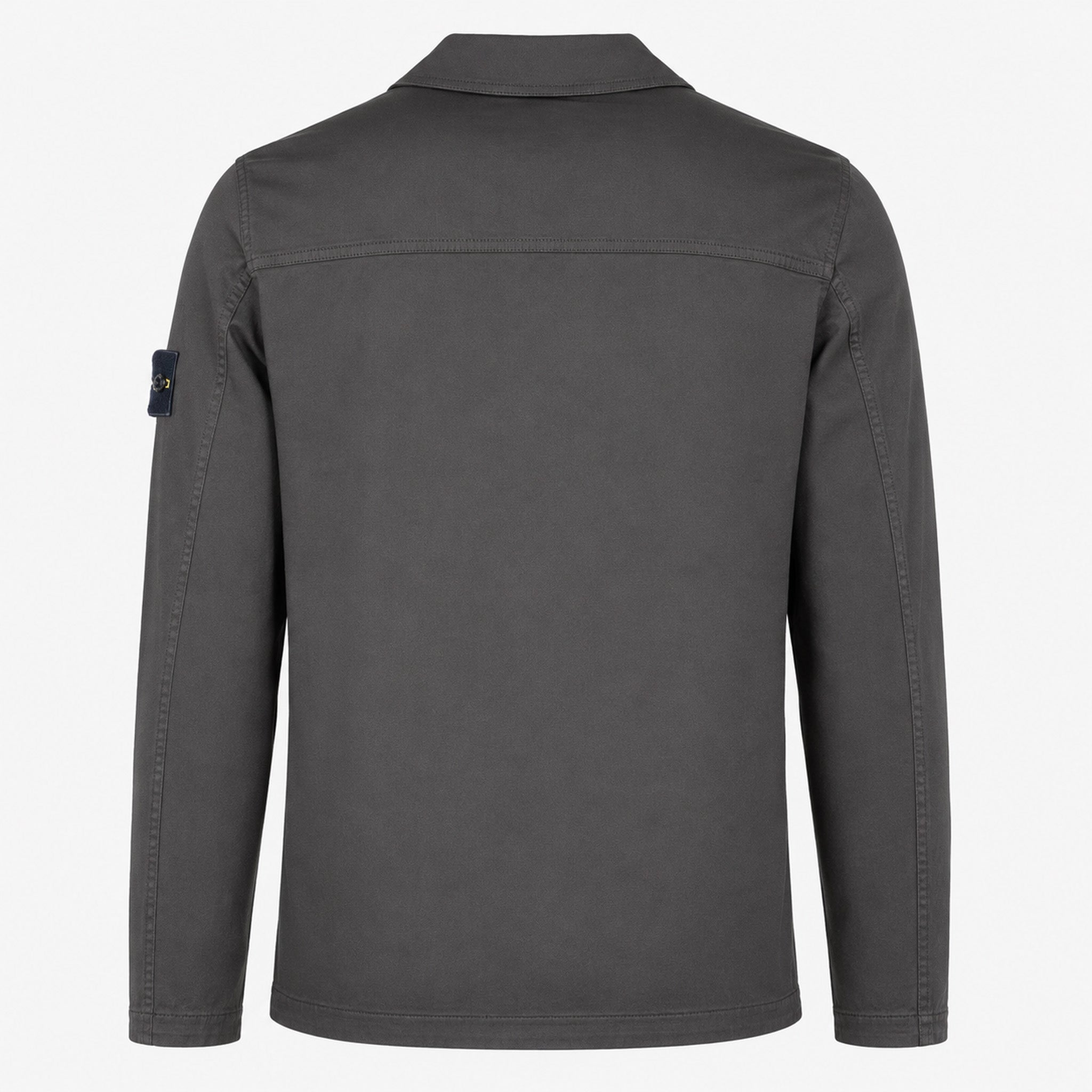 Stone Island Overshirt Grijs | Stretch Organic Cotton Satin