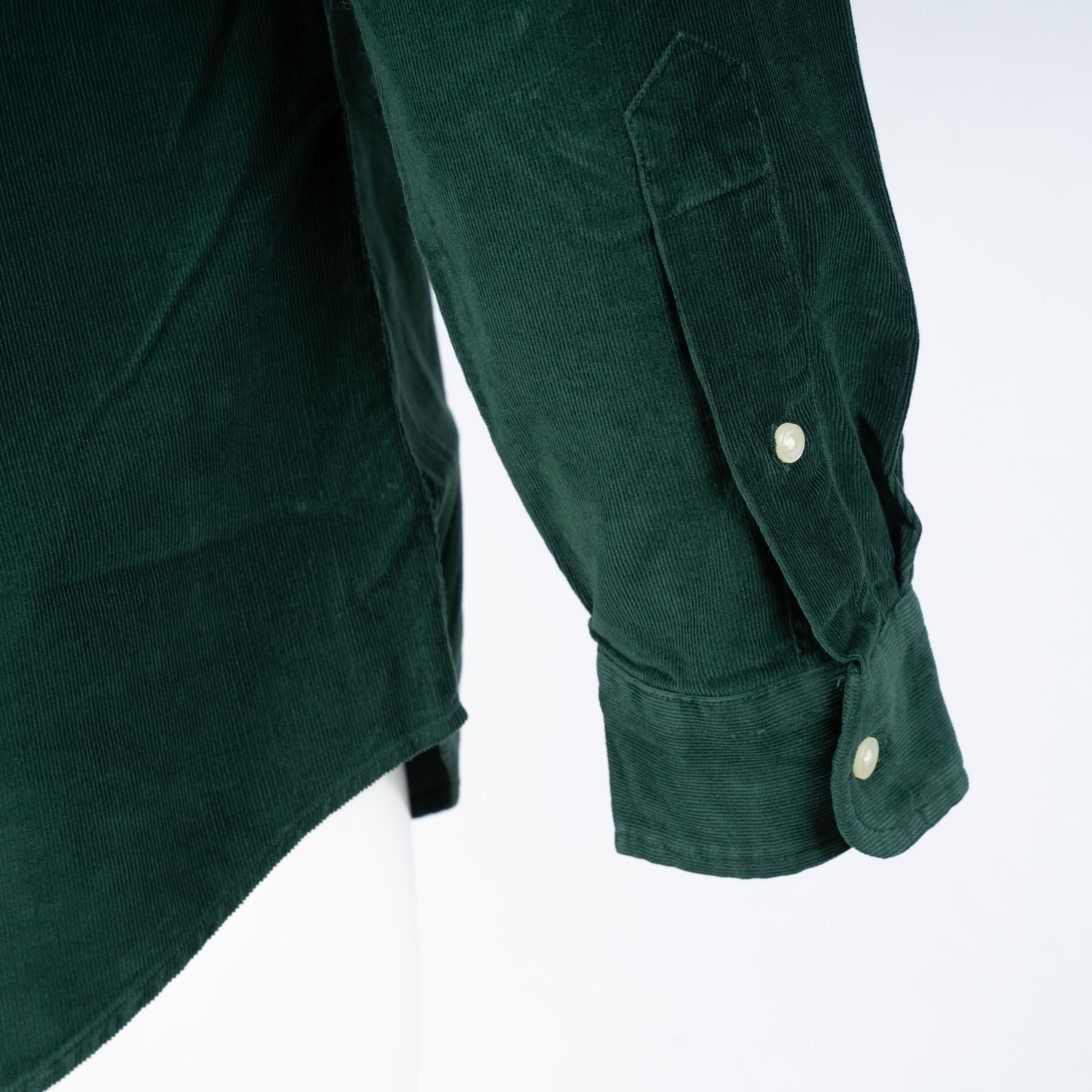 Ralph Lauren Overhemd Velvet Corduroy Groen | Polo Bear
