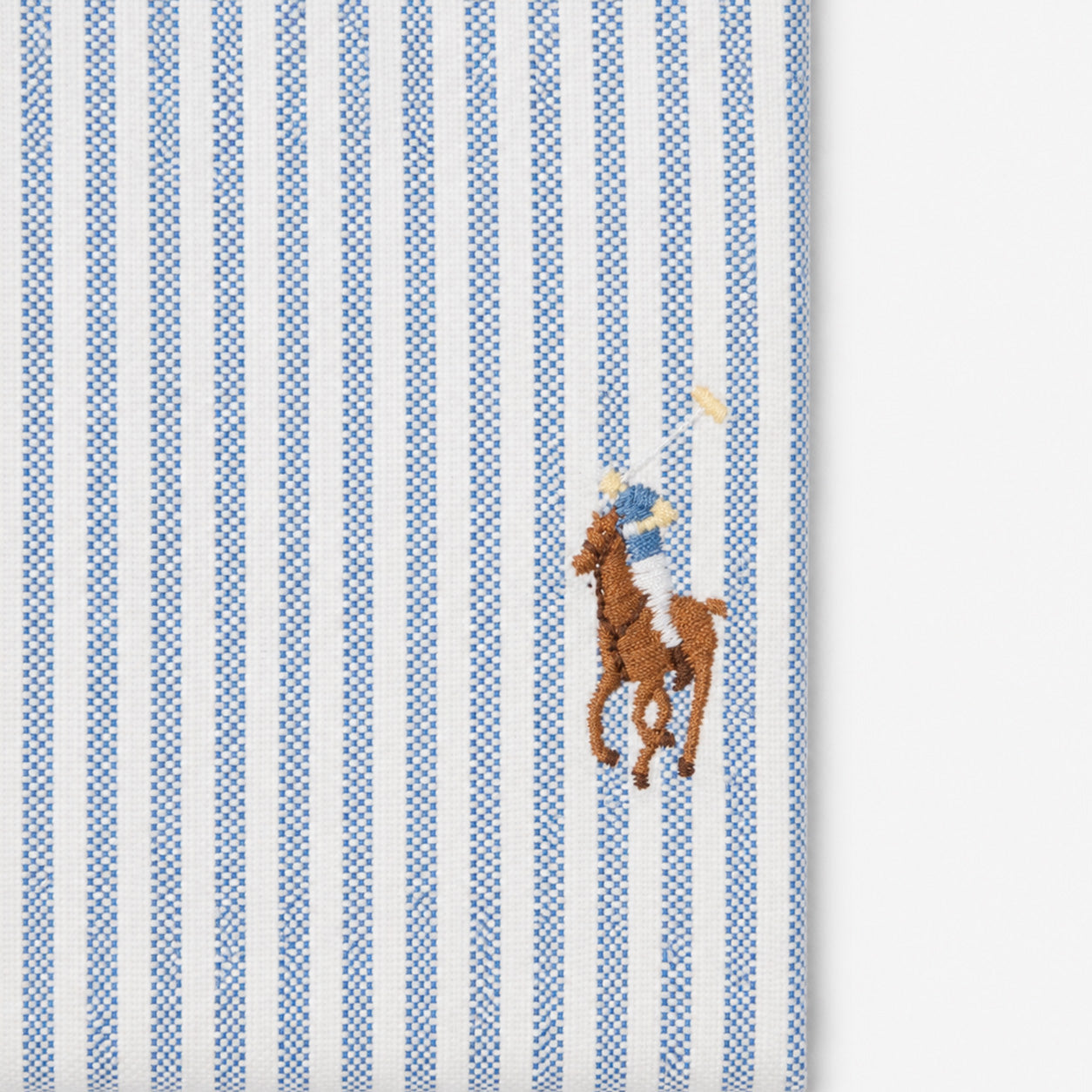 Ralph Lauren Overhemd Lichtblauw Gestreept | Slim Fit