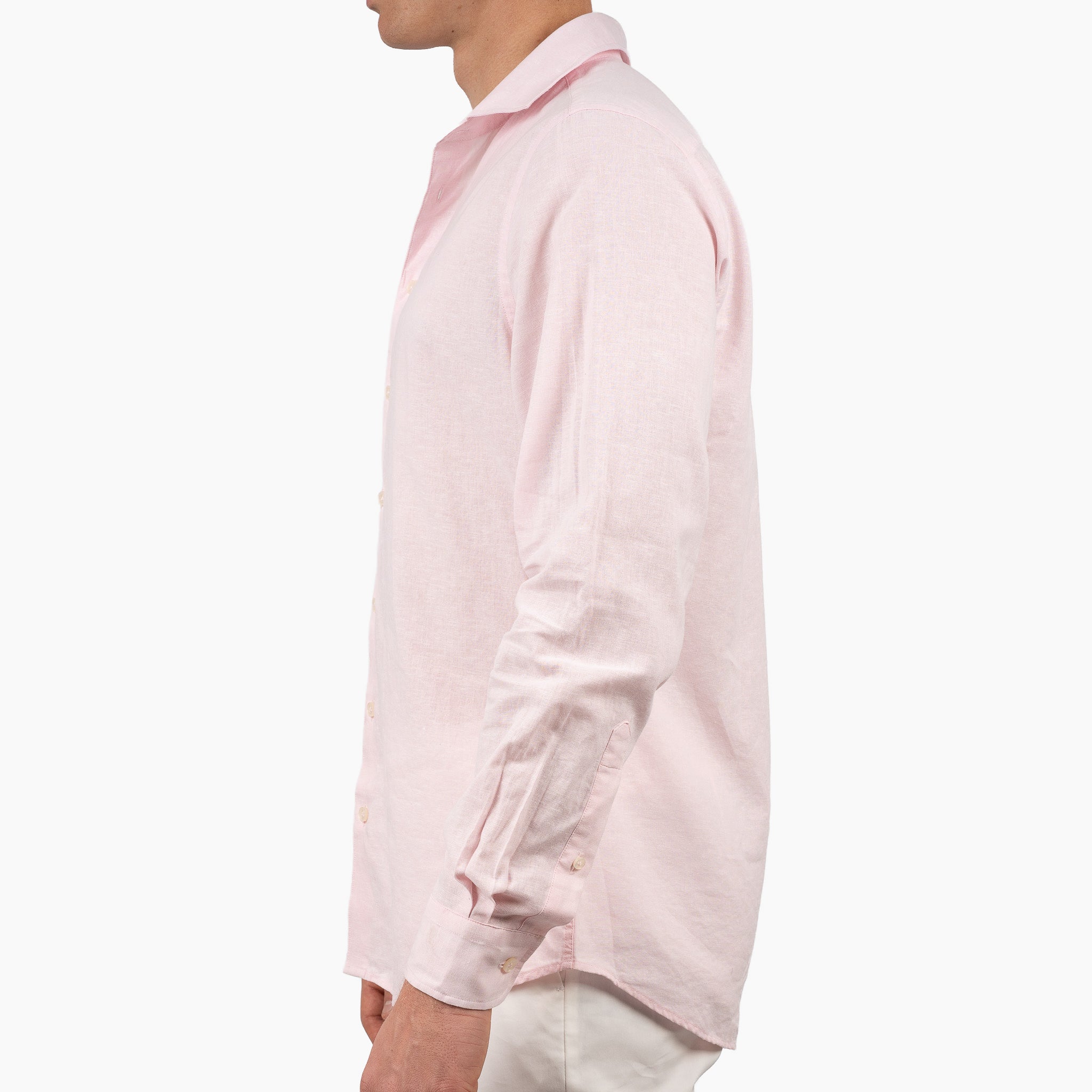 SEVEN DIALS Linnen Overhemd Roze | Jerred