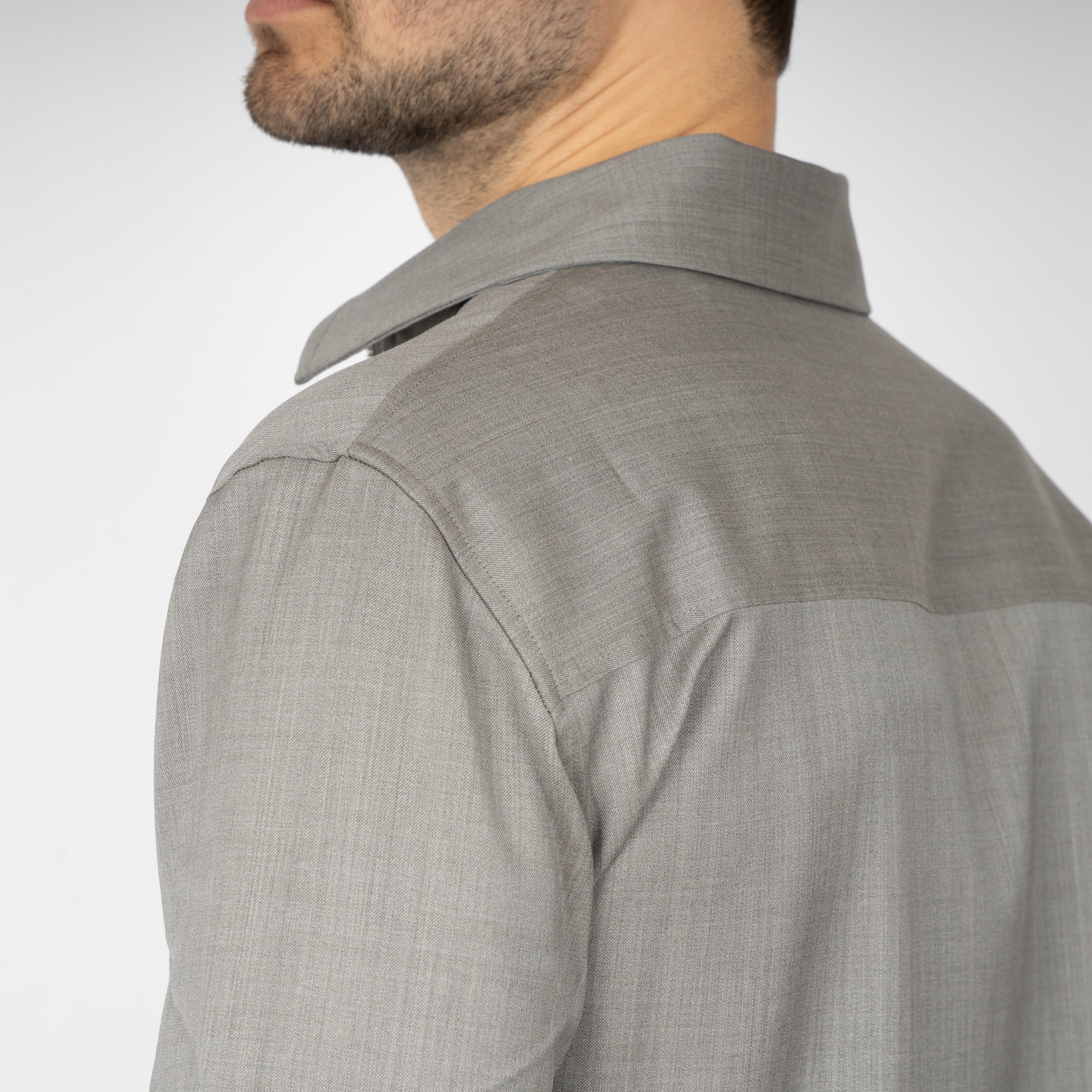 Genti Overshirt Beige | Marzotto B-Dynamic