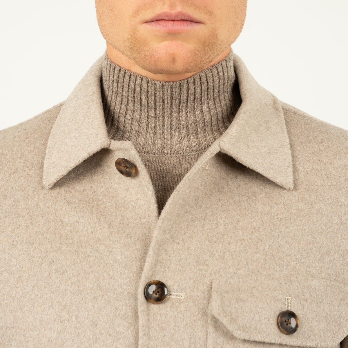 SEVEN DIALS Overshirt Beige | London