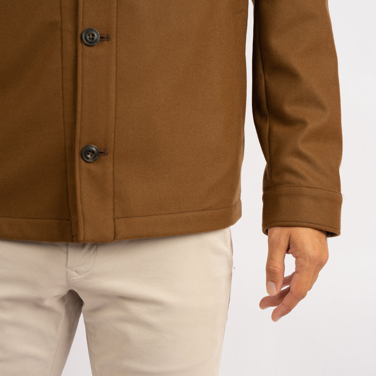 L.B.M. 1911 Overshirt Camel | Wool-Mix