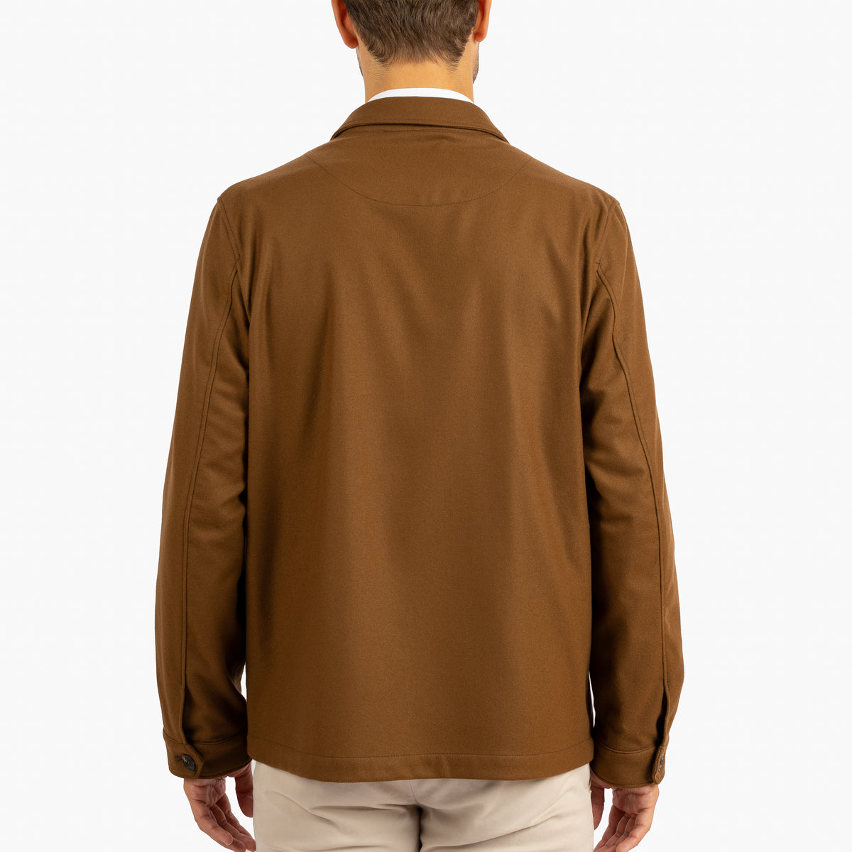 L.B.M. 1911 Overshirt Camel | Wool-Mix