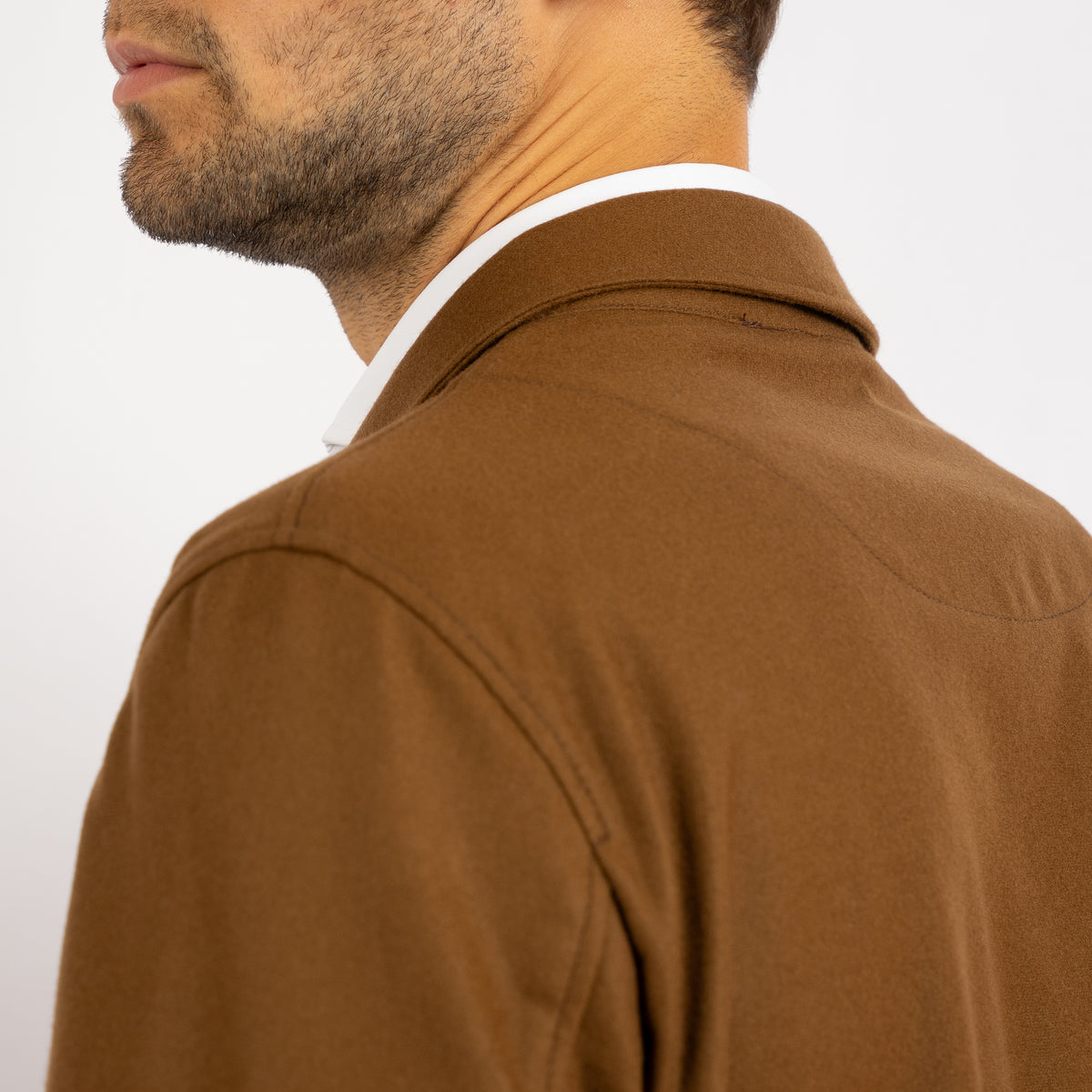 L.B.M. 1911 Overshirt Camel | Wool-Mix