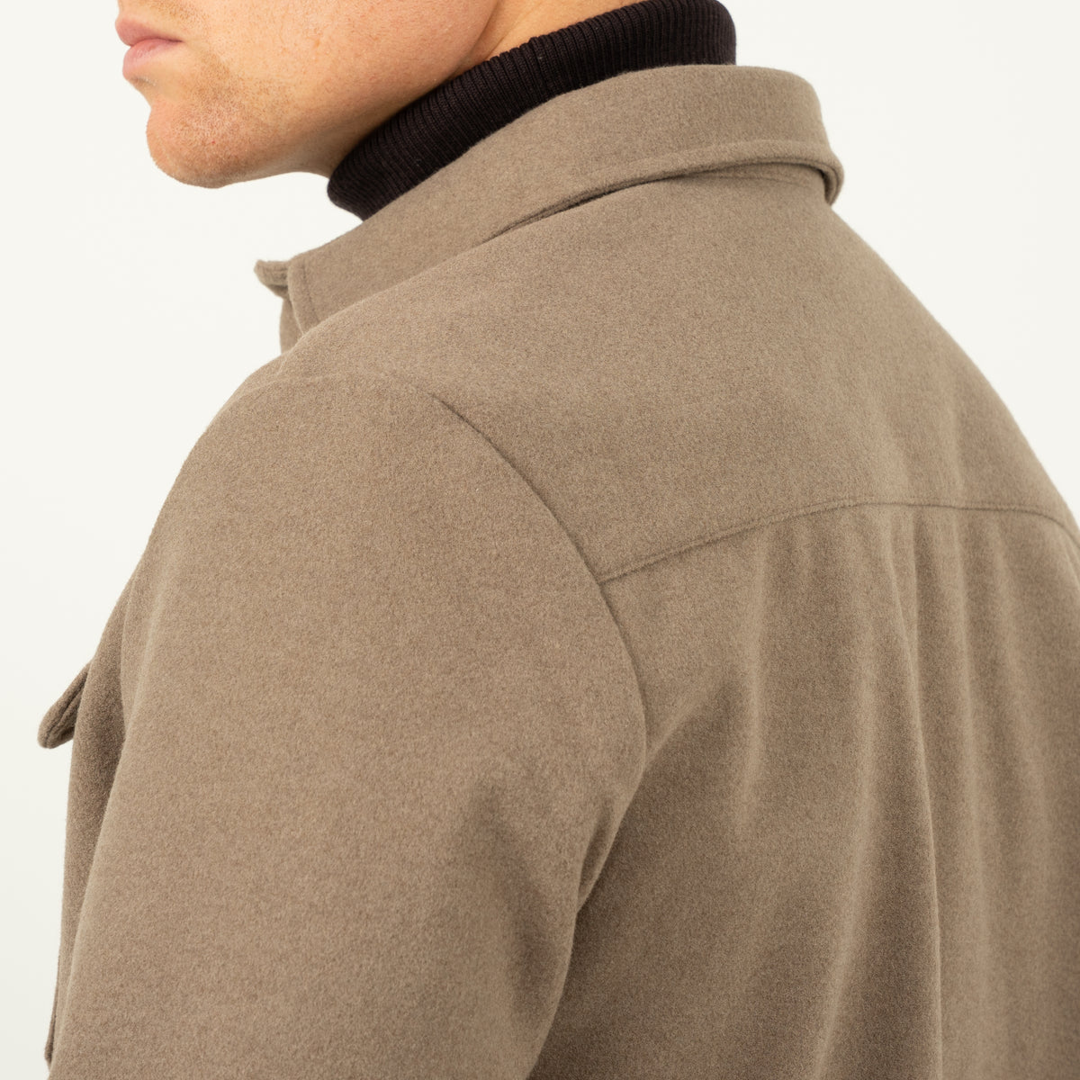 SEVEN DIALS Overshirt Taupe | Kunming