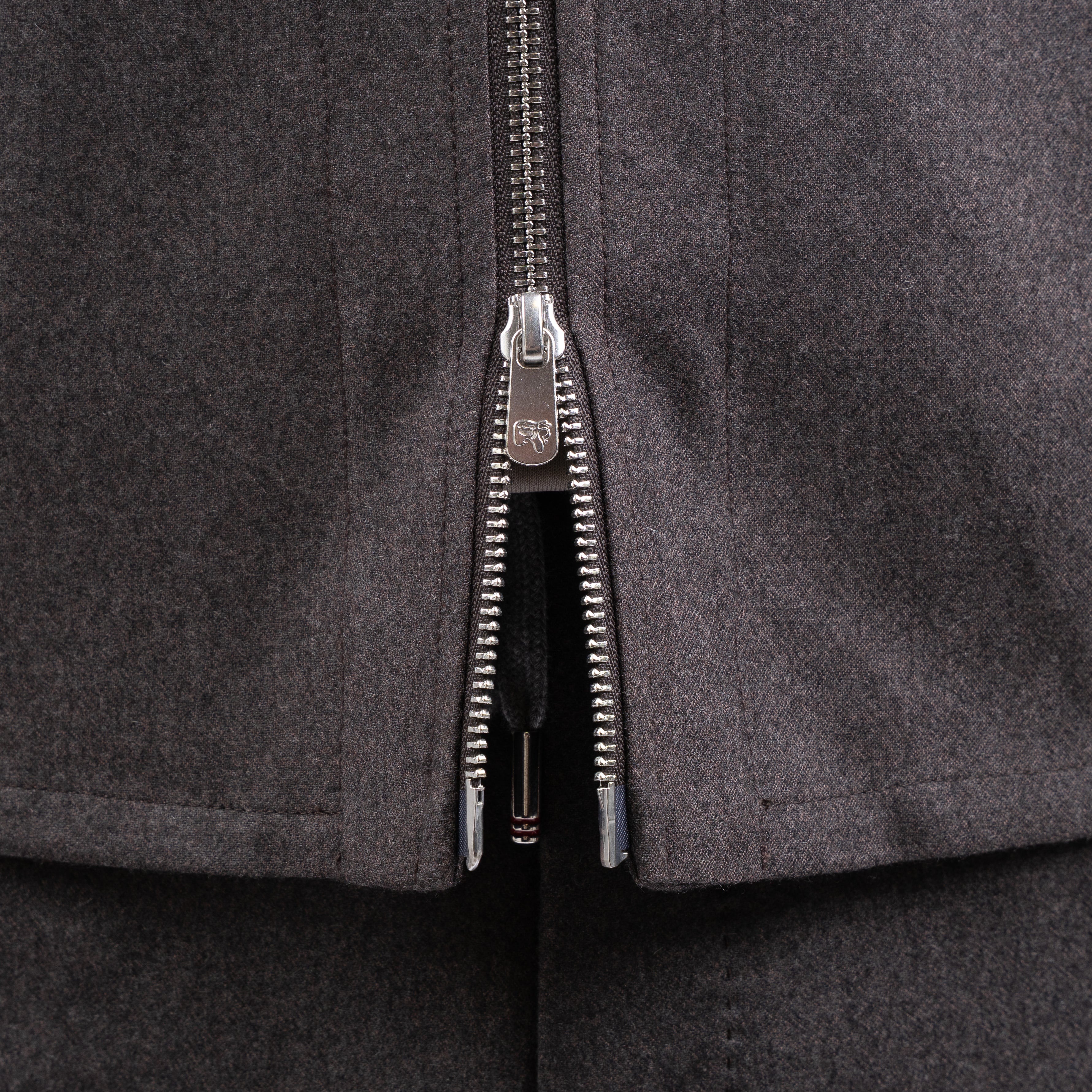 Marco Pescarolo Overshirt Bruin | Urus Cashmere