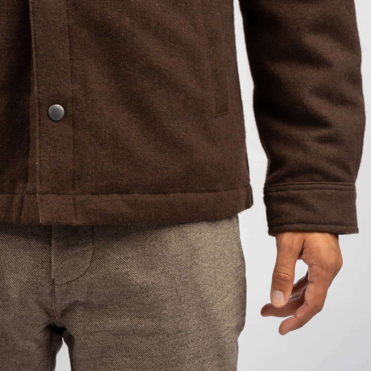 Woolrich Overshirt Jack Bruin | Alaskan