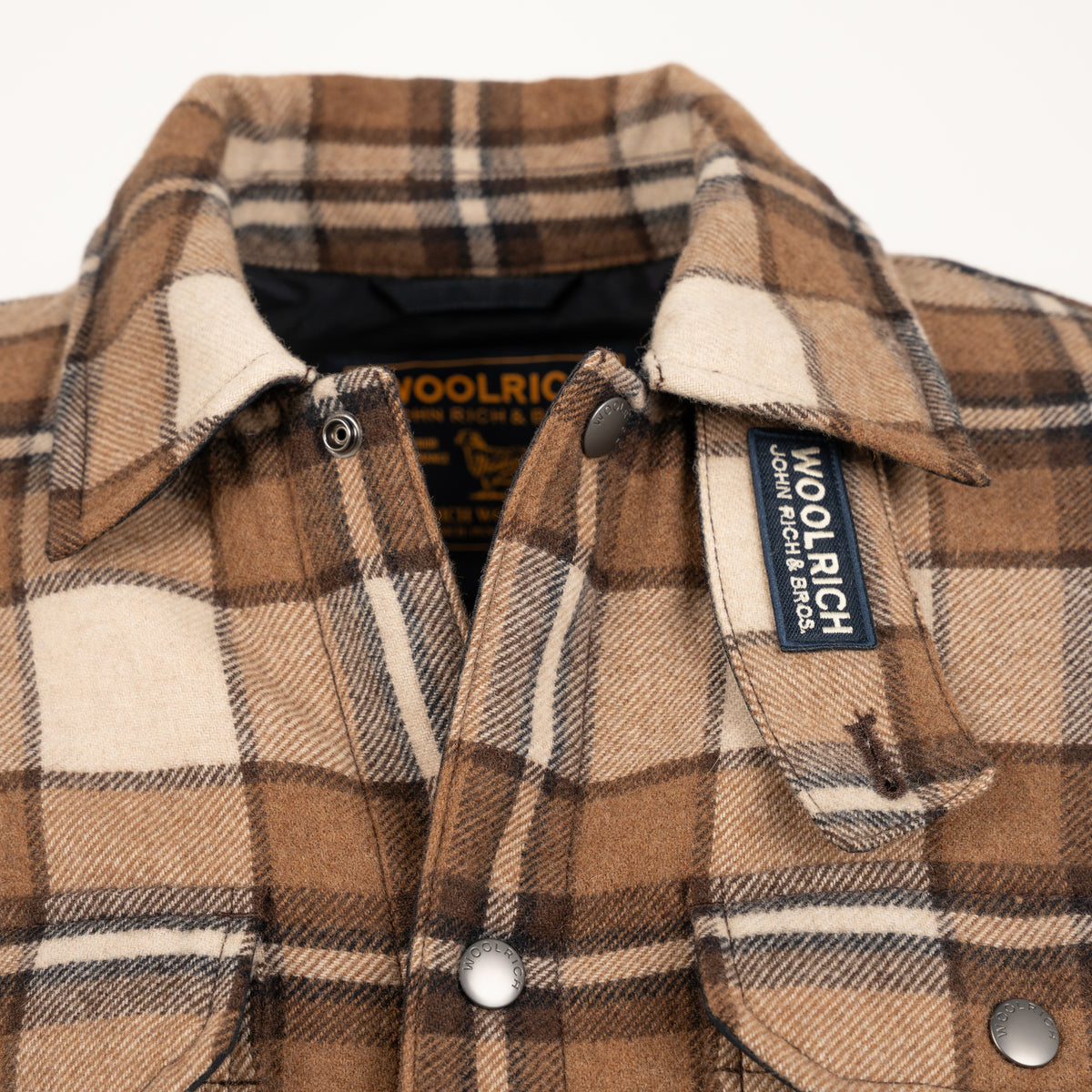 Woolrich Overshirt Jack Bruin Geruit | Alaskan Check