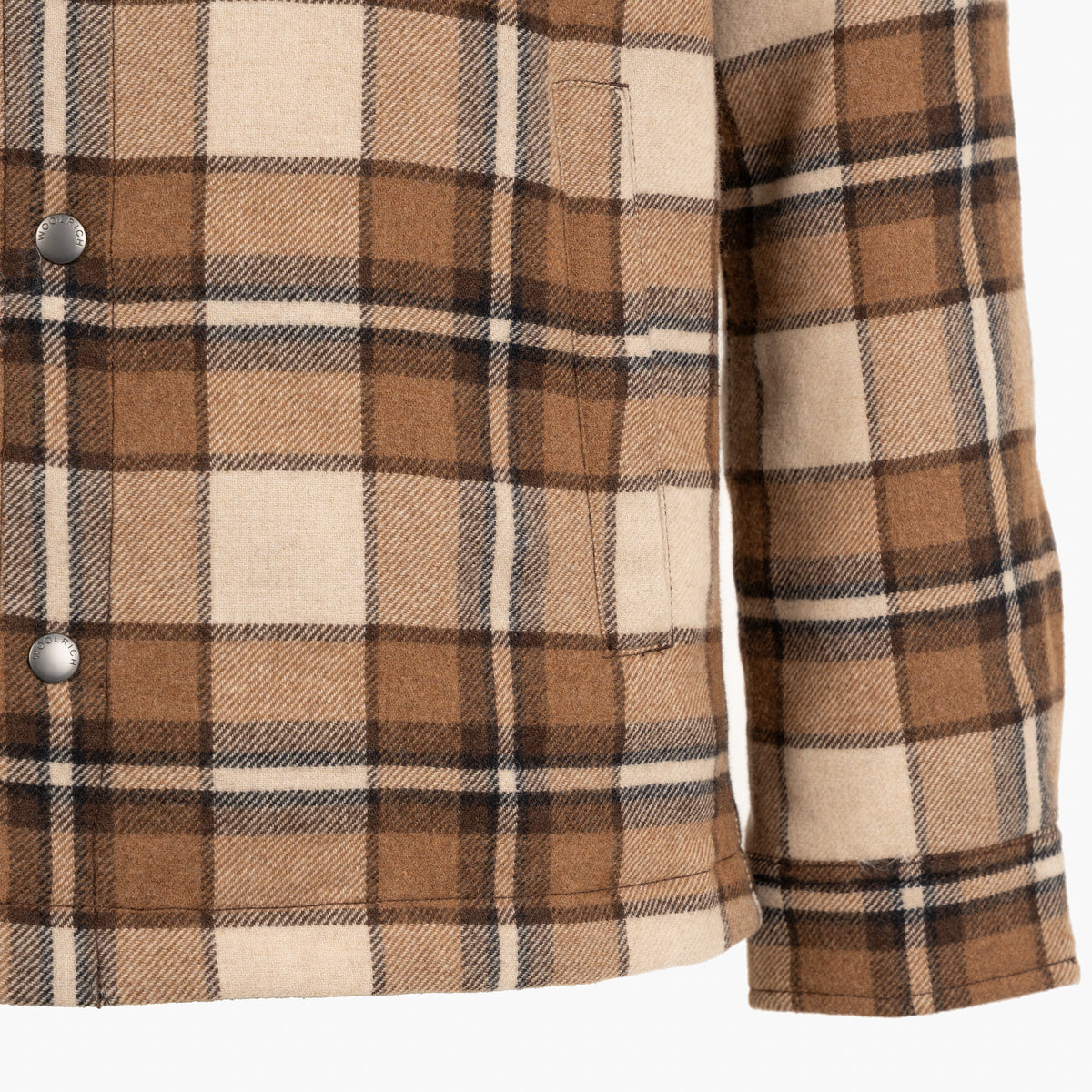 Woolrich Overshirt Jack Bruin Geruit | Alaskan Check
