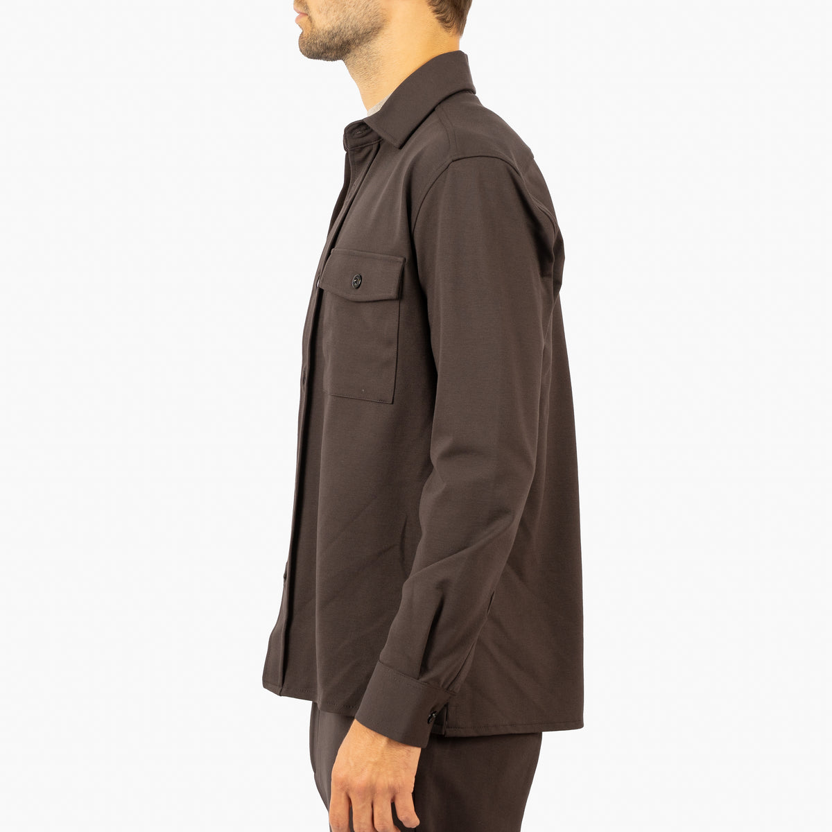 Genti Overshirt Bruin | Midtown Dynamic